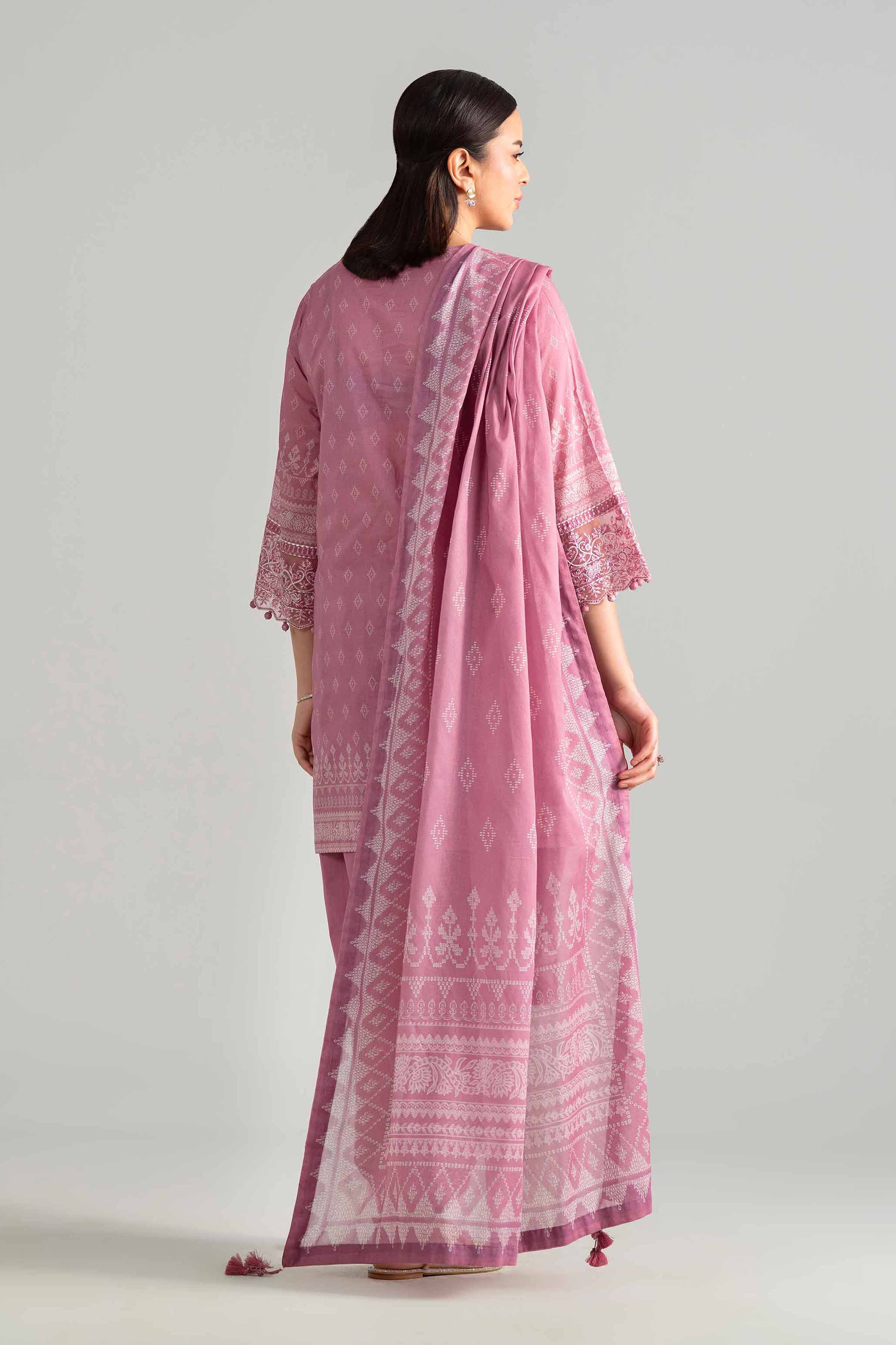 3 Piece - Digital Printed Embroidered Suit - 42601843 for Women - Unstitched Collection | Nishat | Shop Online