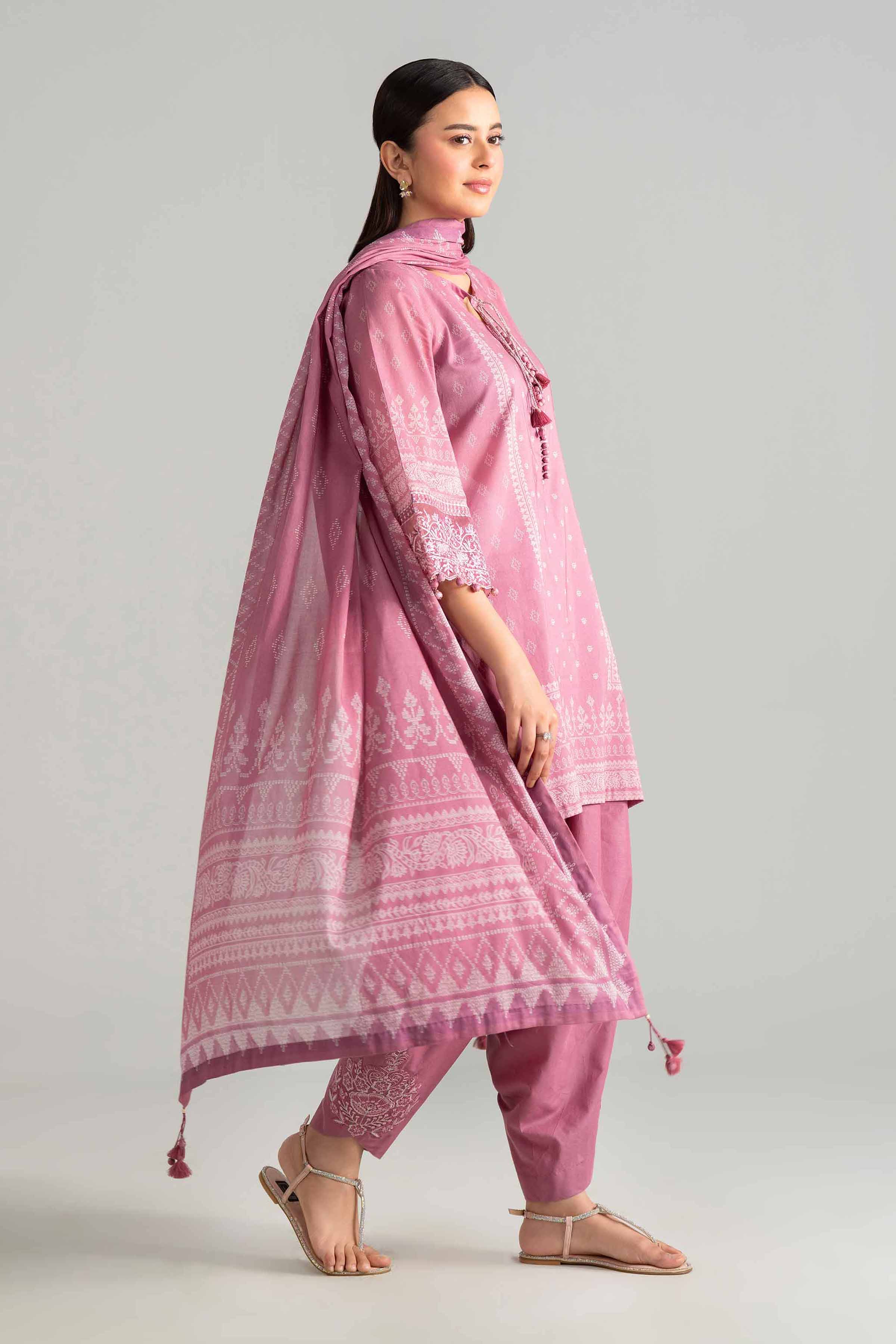 3 Piece - Digital Printed Embroidered Suit - 42601843 for Women - Unstitched Collection | Nishat | Shop Online