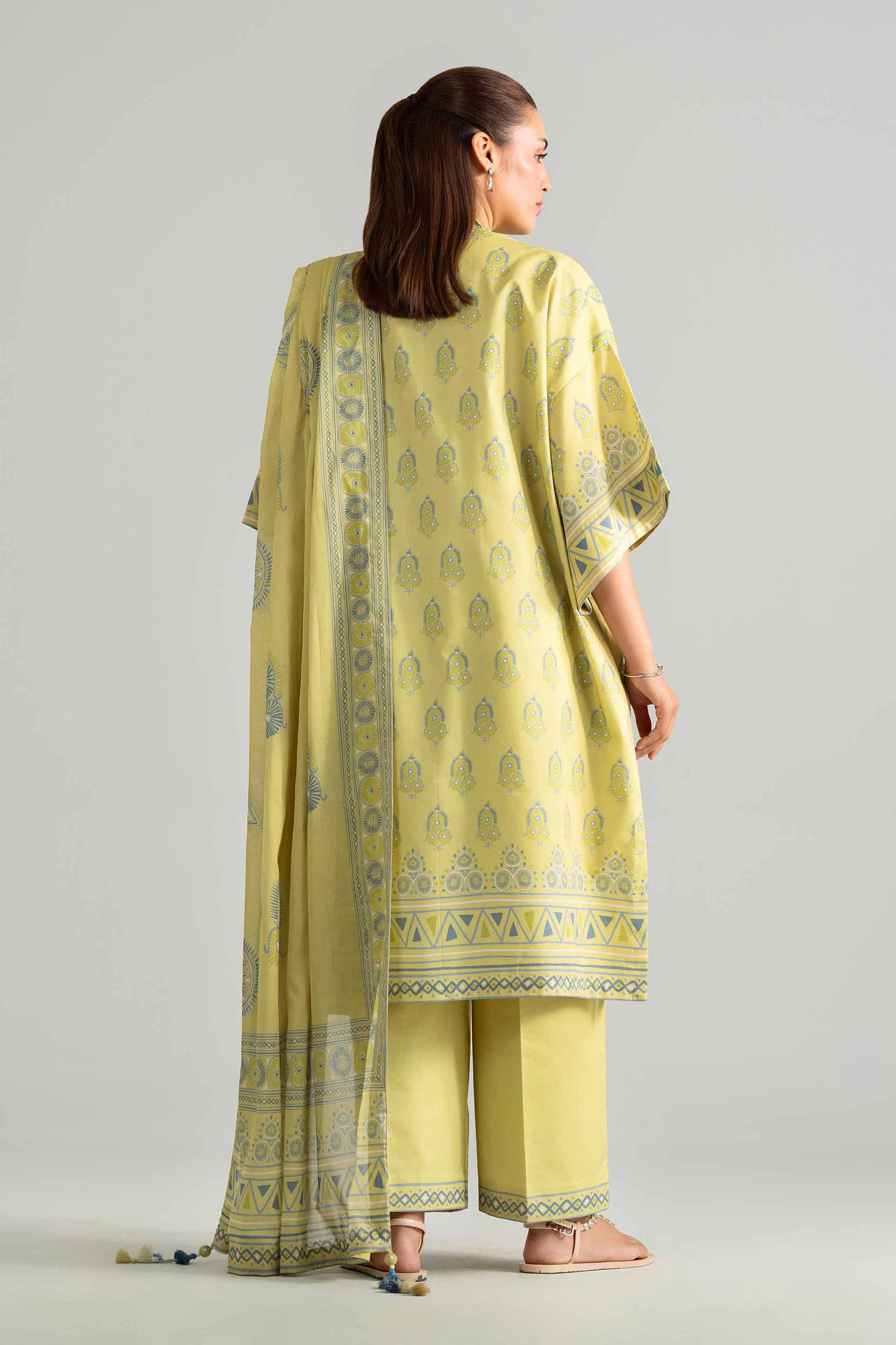 3 Piece - Digital Printed Suit - 42601844 for Women - Unstitched Collection | Nishat | Shop Online