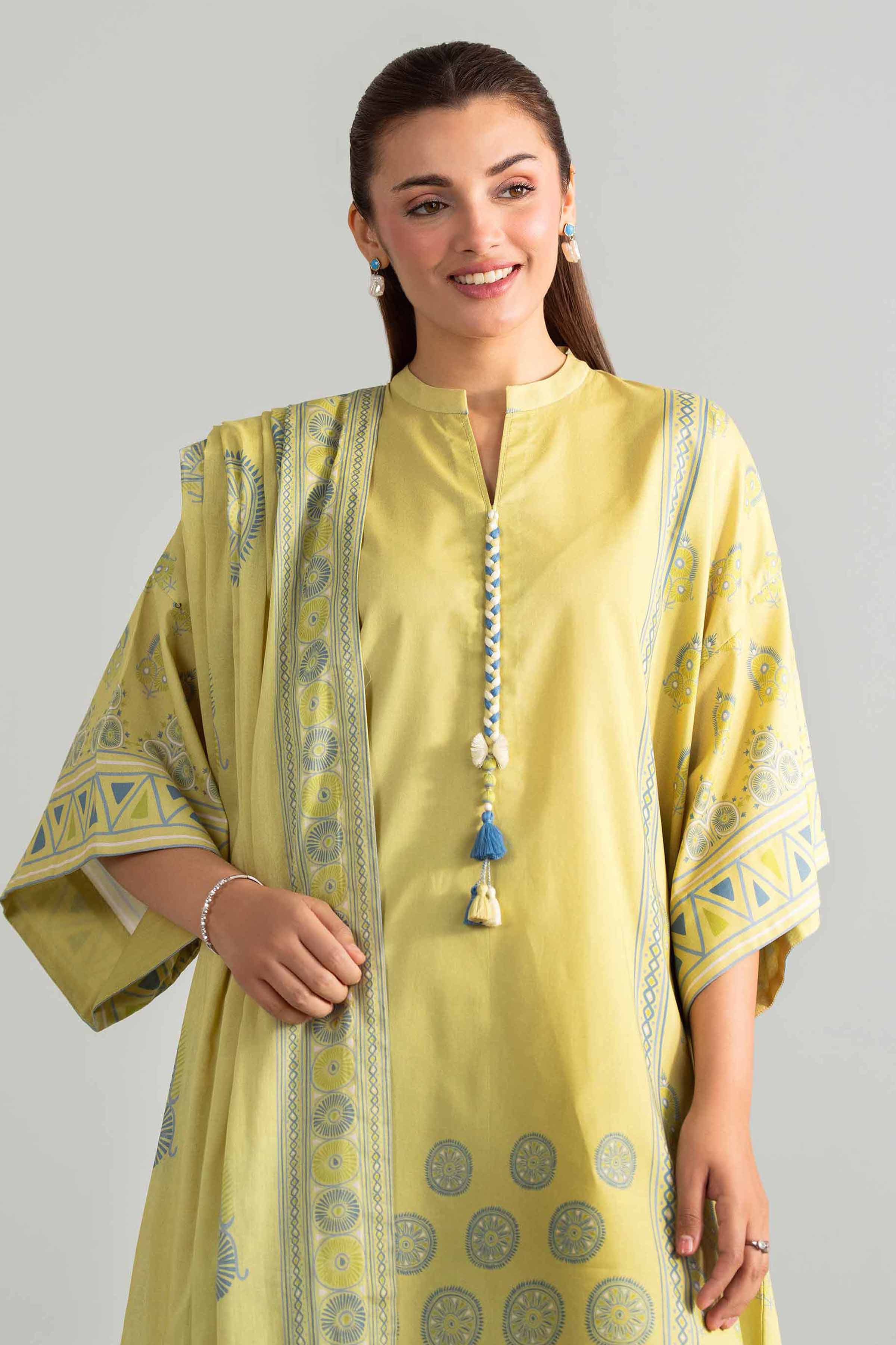 3 Piece - Digital Printed Suit - 42601844 for Women - Unstitched Collection | Nishat | Shop Online