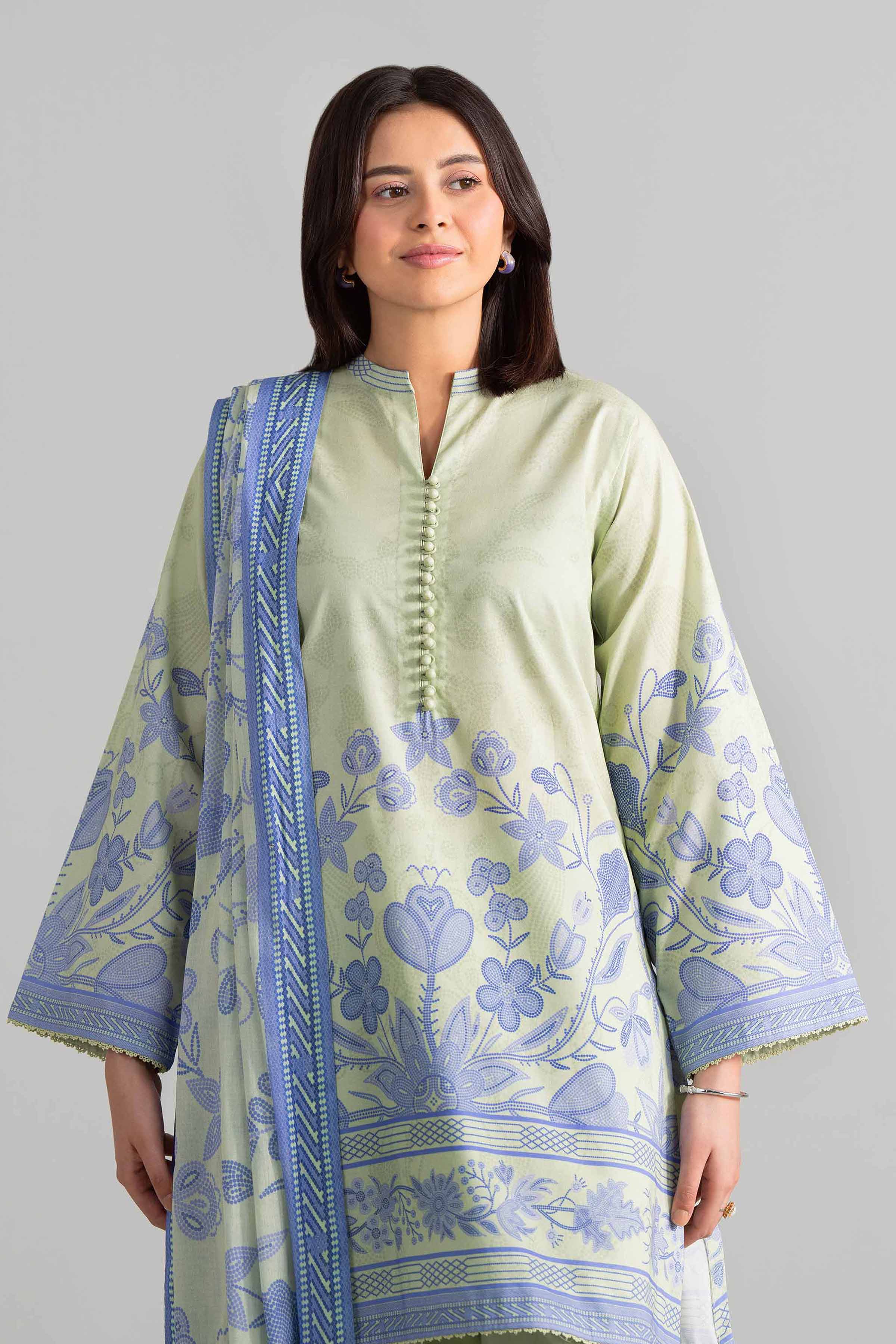 3 Piece - Digital Printed Suit - 42601846