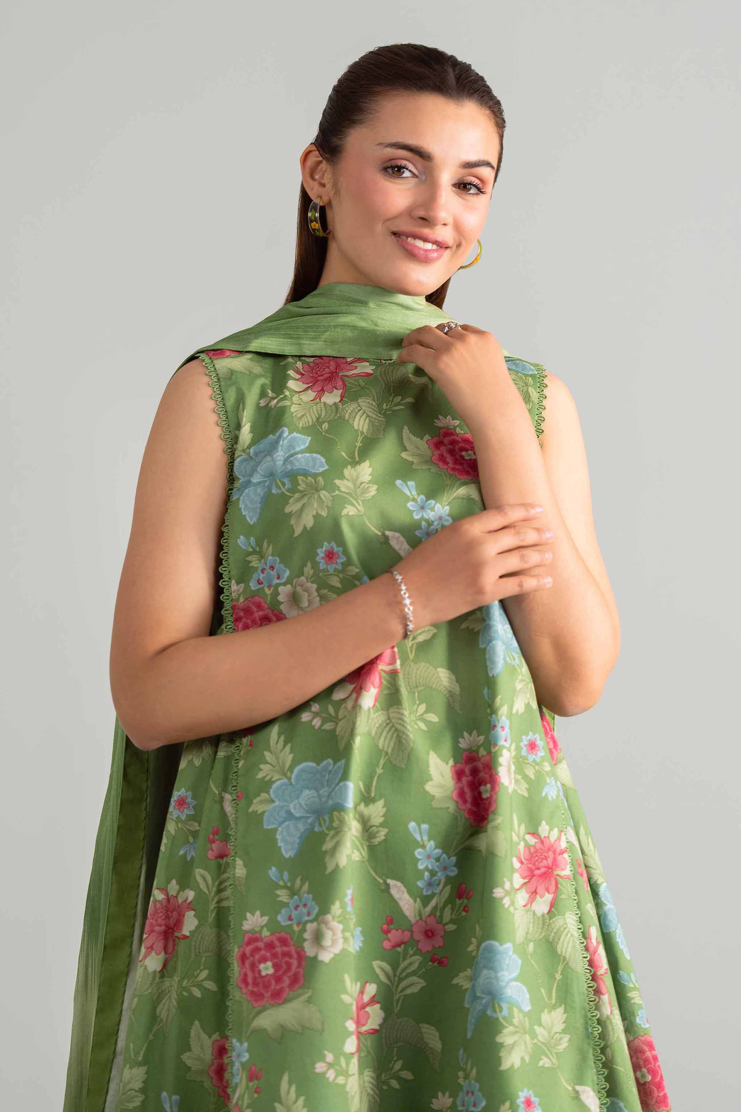 3 Piece - Digital Printed Suit - 42601847 for Women - Unstitched Collection | Nishat | Shop Online