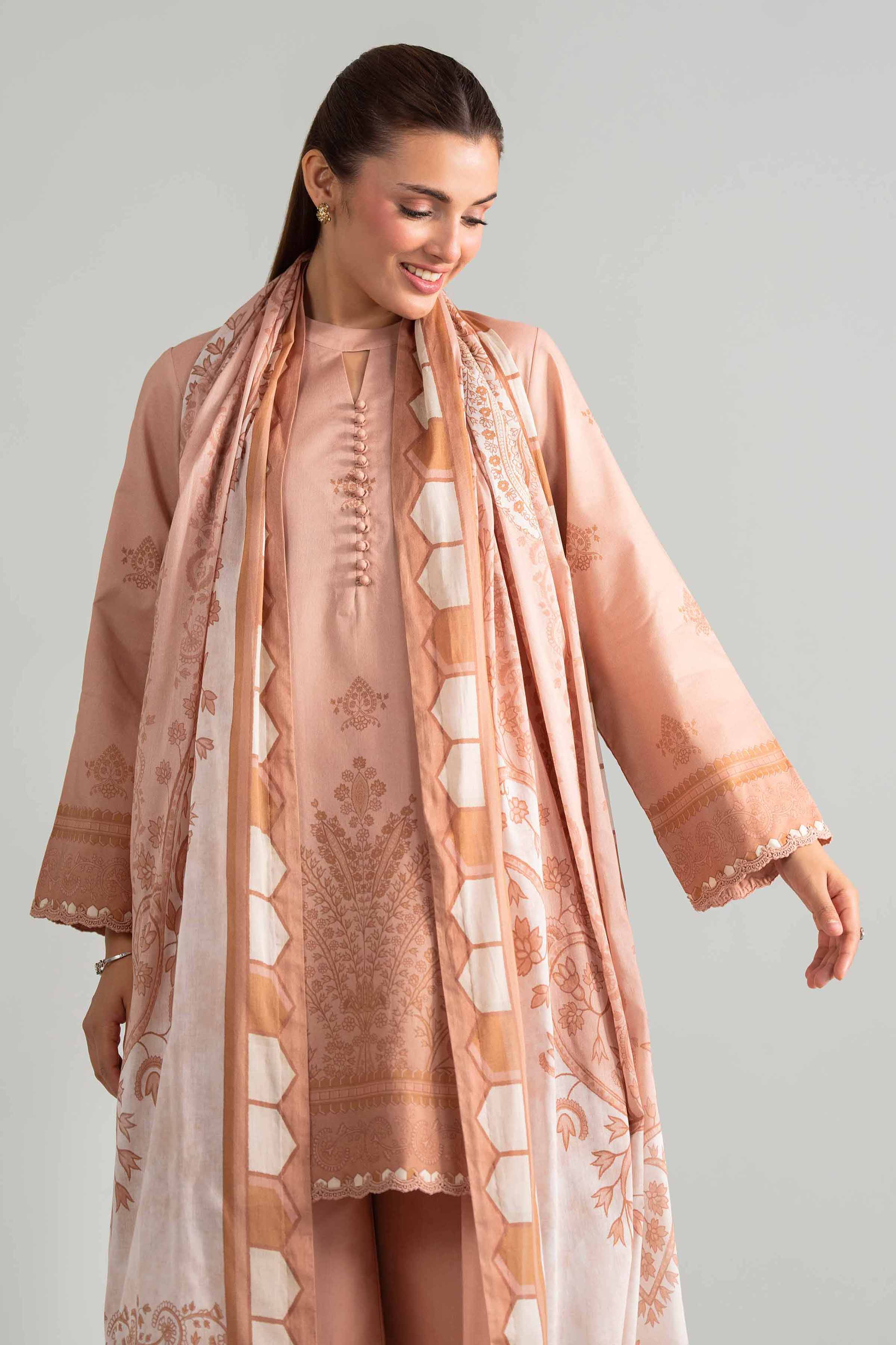 3 Piece - Digital Printed Suit - 42601848 for Women - Unstitched Collection | Nishat | Shop Online