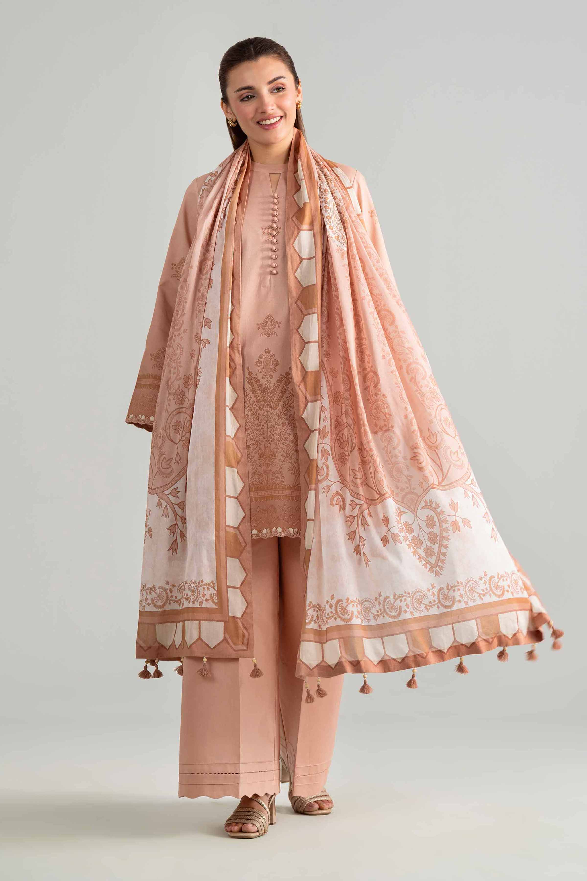 3 Piece - Digital Printed Suit - 42601848 for Women - Unstitched Collection | Nishat | Shop Online