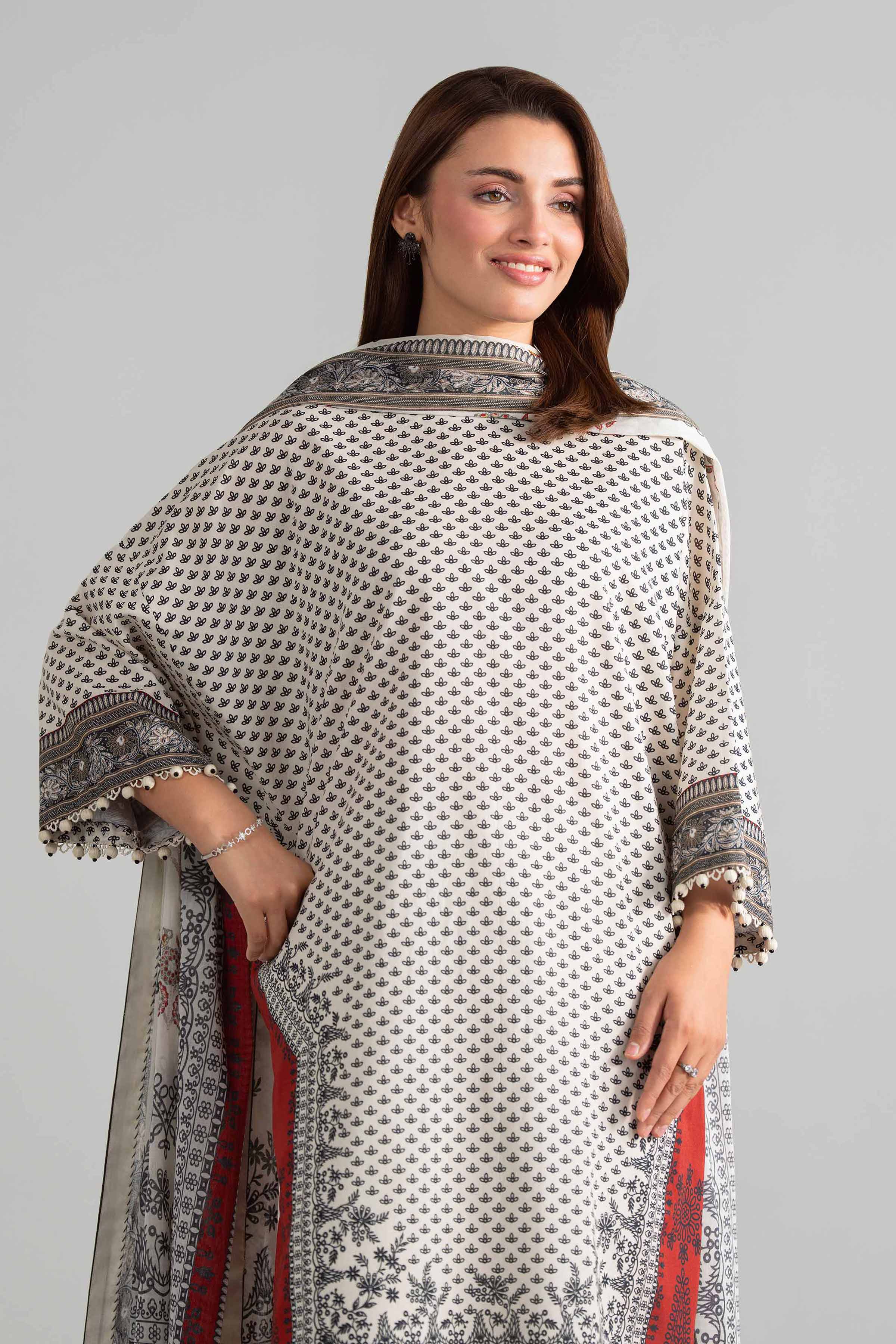 3 Piece - Digital Printed Suit - 42601849 for Women - Unstitched Collection | Nishat | Shop Online