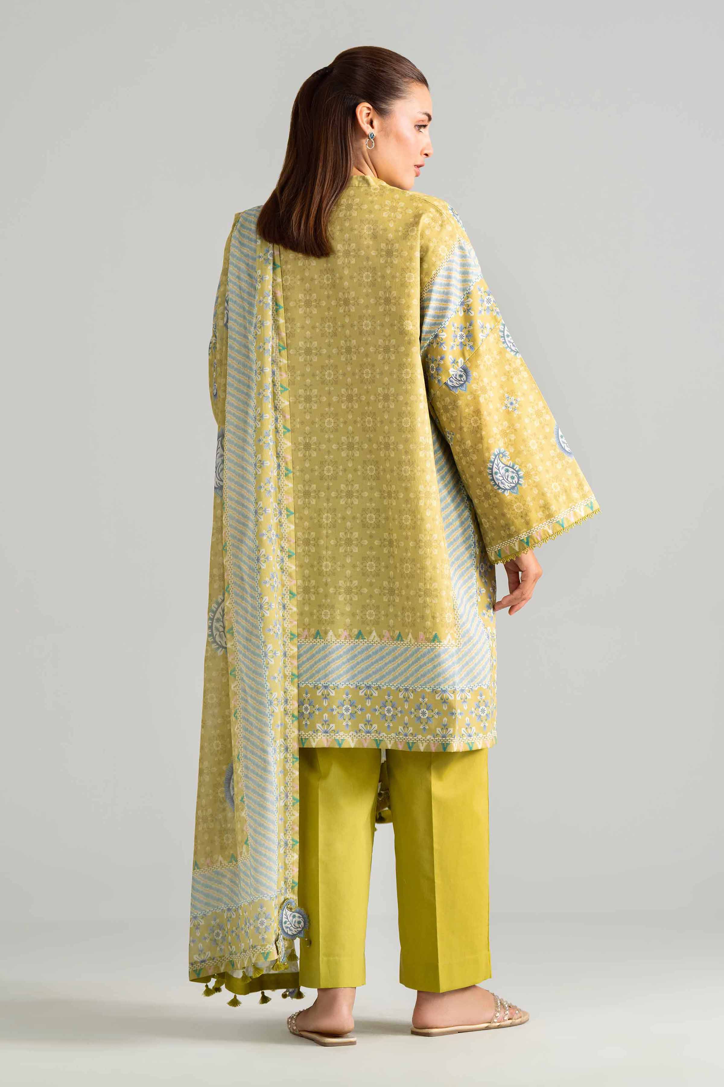 3 Piece - Digital Printed Suit - 42601852 for Women - Unstitched Collection | Nishat | Shop Online