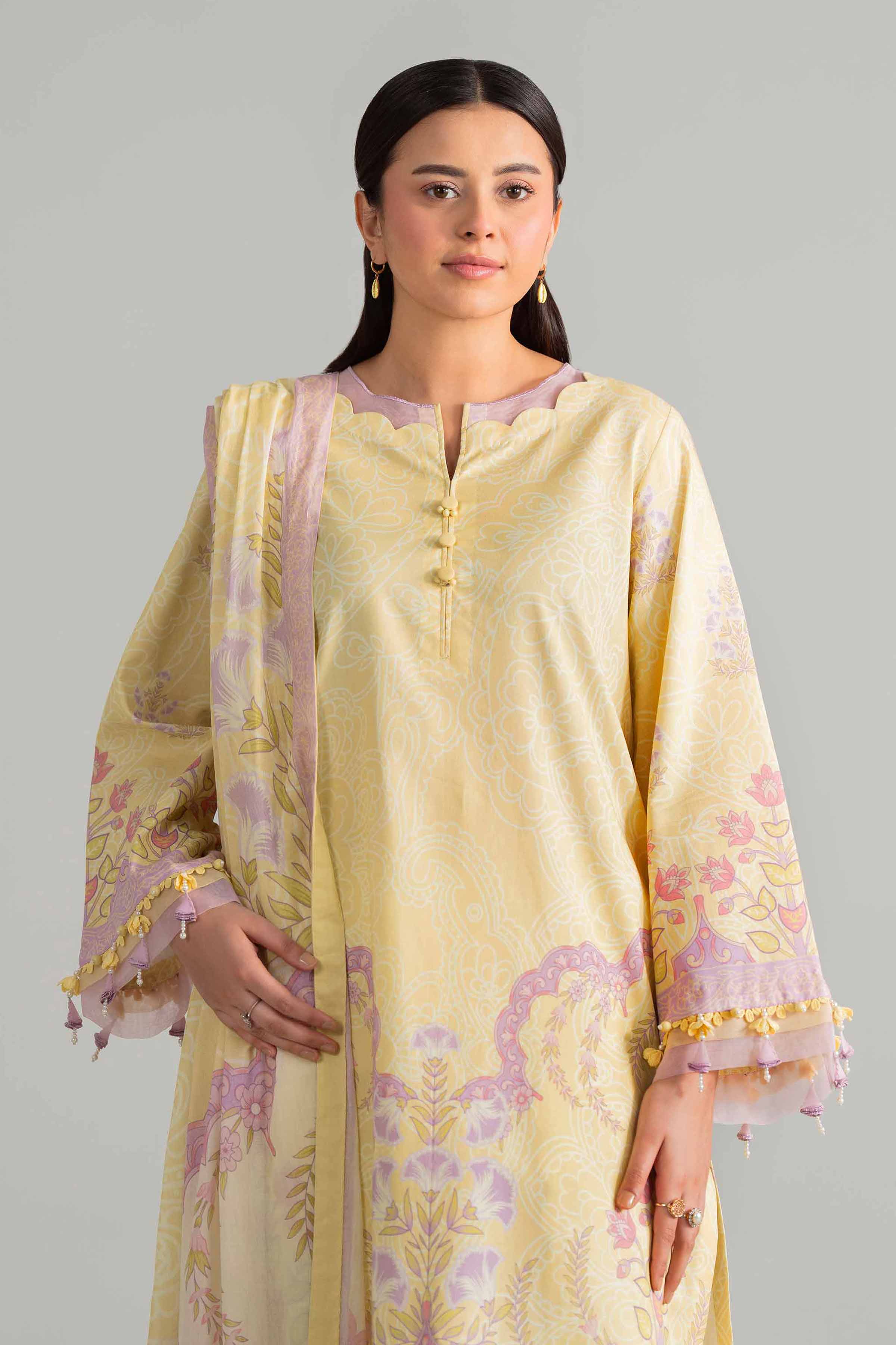 3 Piece - Digital Printed Suit - 42601853 for Women - Unstitched Collection | Nishat | Shop Online