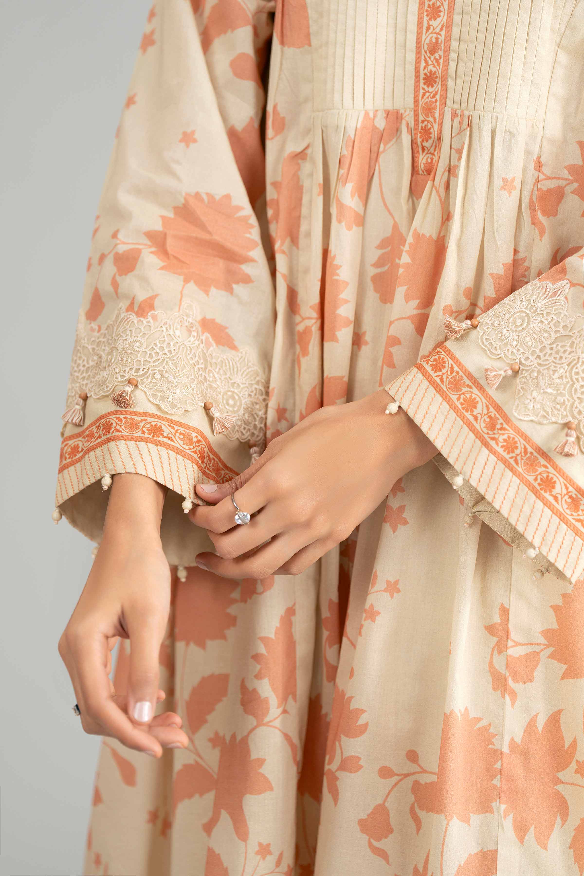 3 Piece - Printed Embroidered Suit - 42601854 for Women - Unstitched Collection | Nishat | Shop Online