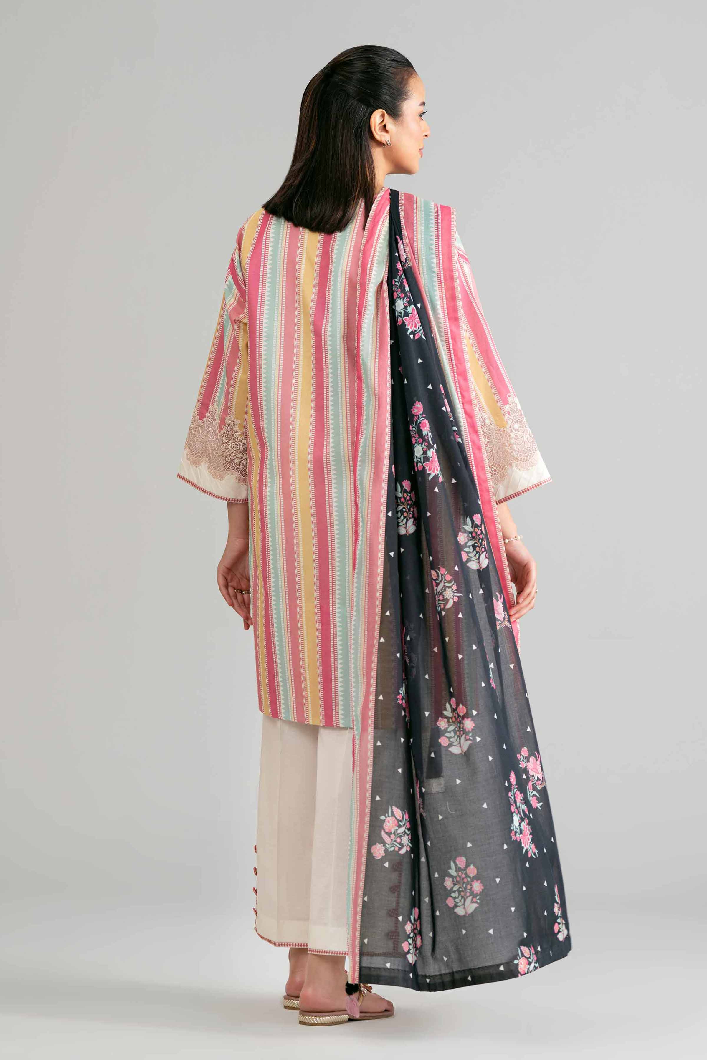 3 Piece - Printed Embroidered Suit - 42601855 for Women - Unstitched Collection | Nishat | Shop Online