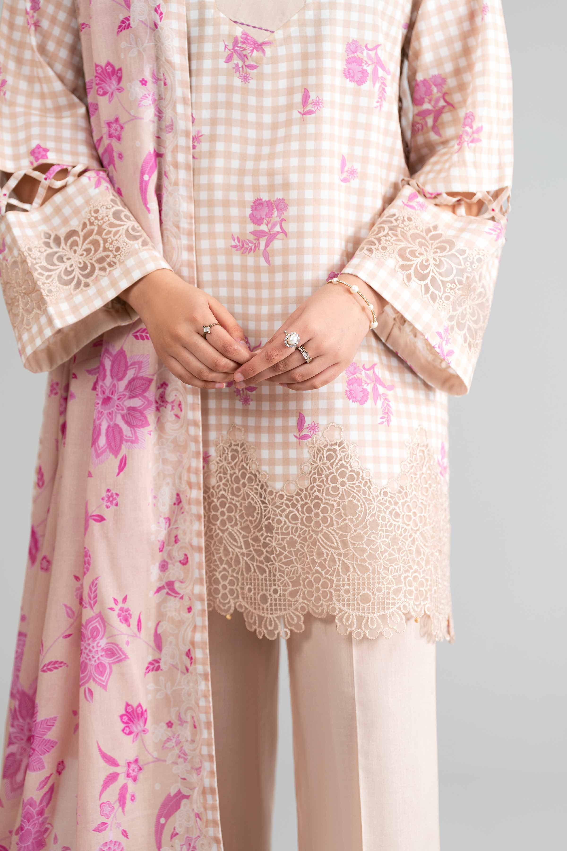 3 Piece - Printed Embroidered Suit - 42601857 for Women - Unstitched Collection | Nishat | Shop Online