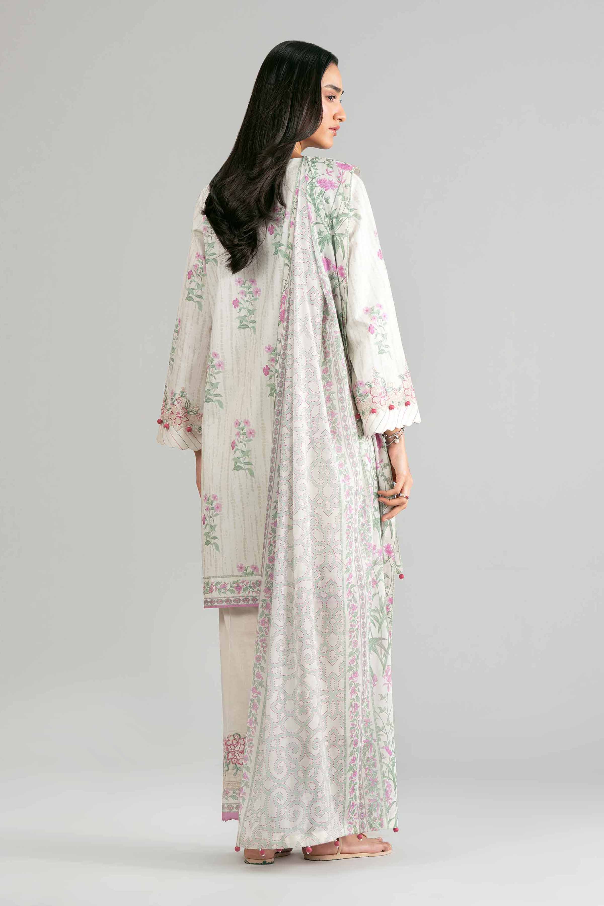 3 Piece - Printed Embroidered Suit - 42601859 for Women - Unstitched Collection | Nishat | Shop Online