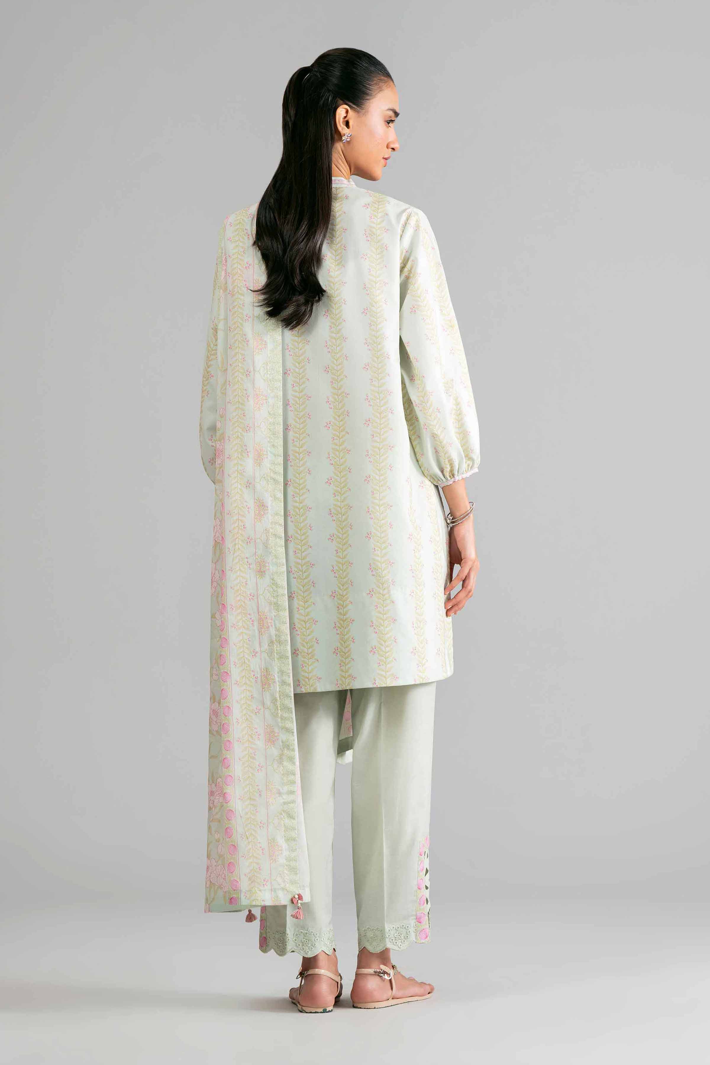 3 Piece - Printed Embroidered Suit - 42601860 for Women - Unstitched Collection | Nishat | Shop Online