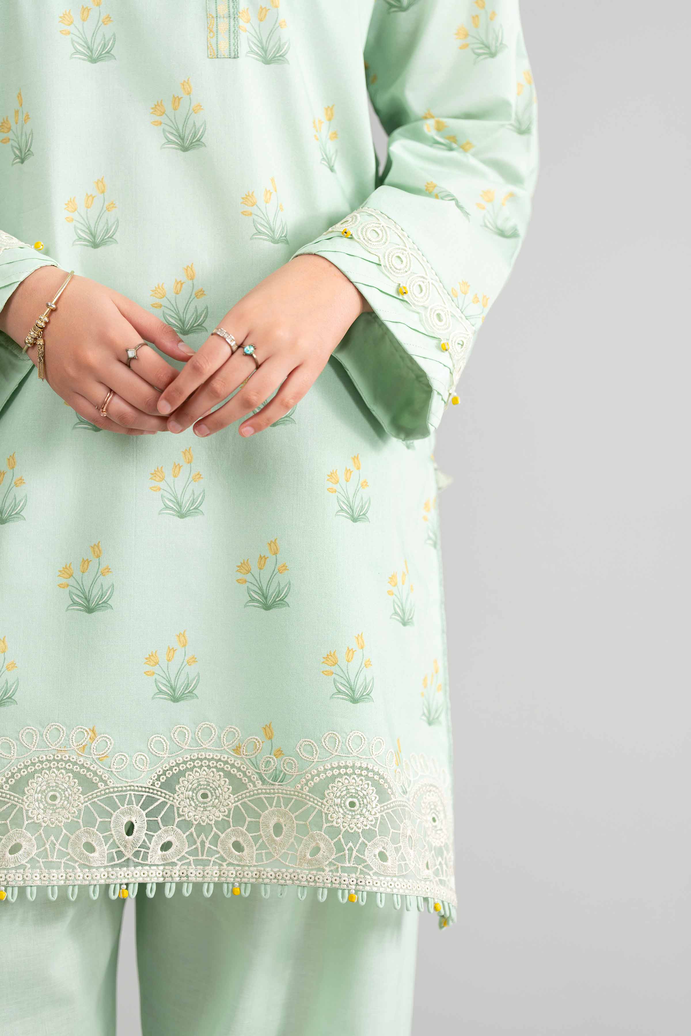 3 Piece - Printed Embroidered Suit - 42601861 for Women - Unstitched Collection | Nishat | Shop Online