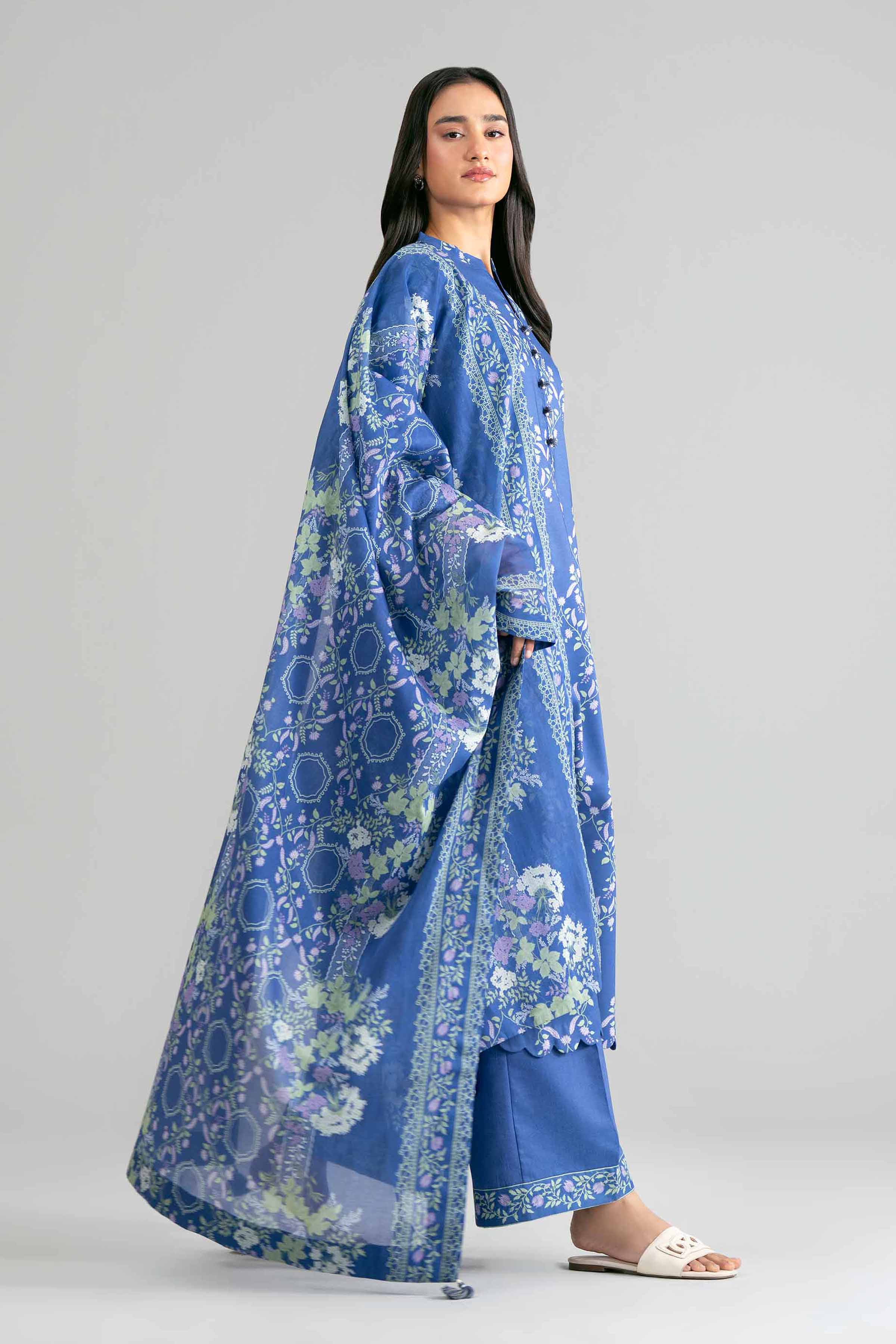 3 Piece - Printed Embroidered Suit - 42601862 for Women - Unstitched Collection | Nishat | Shop Online