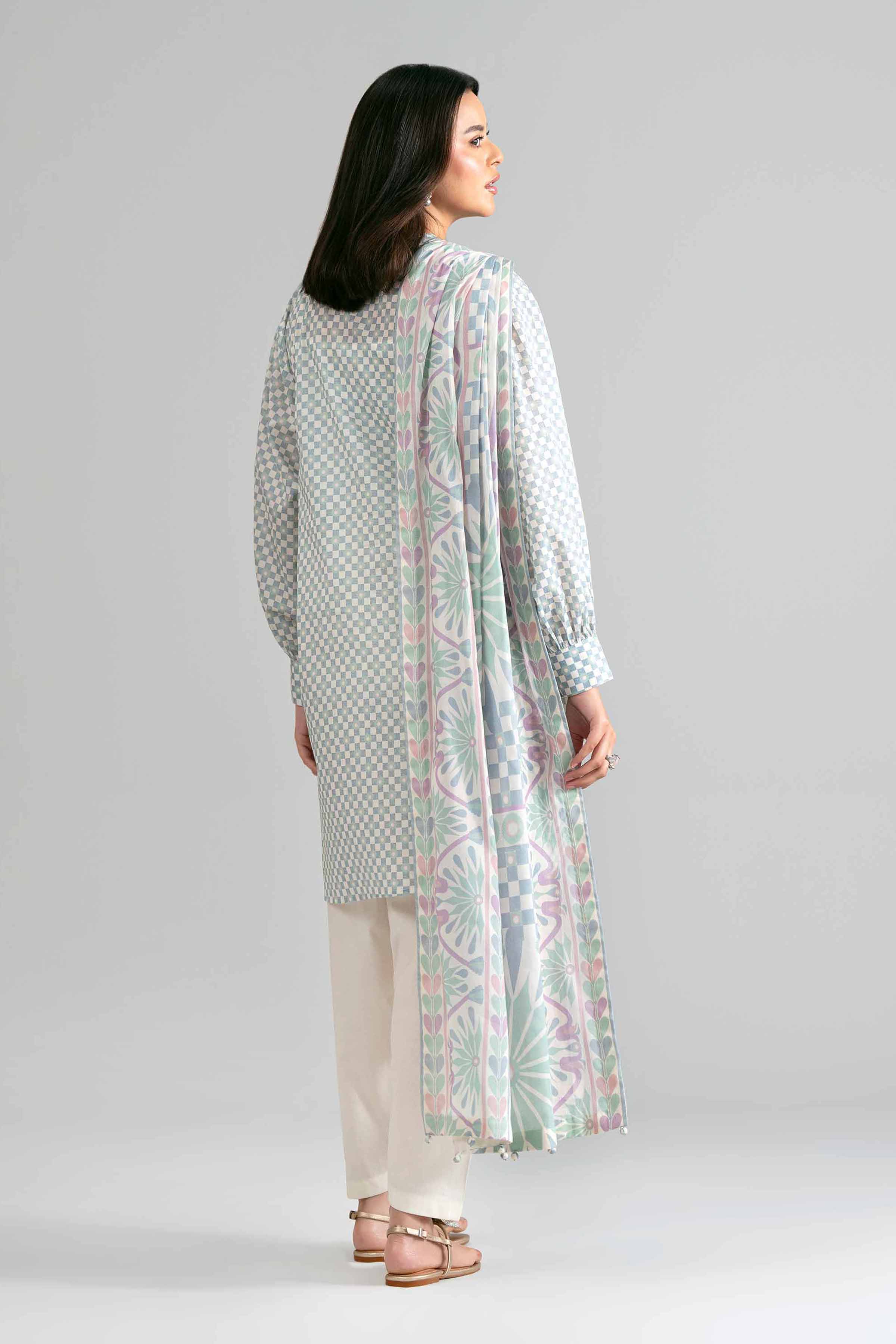 3 Piece - Printed Suit - 42601864 for Women - Unstitched Collection | Nishat | Shop Online