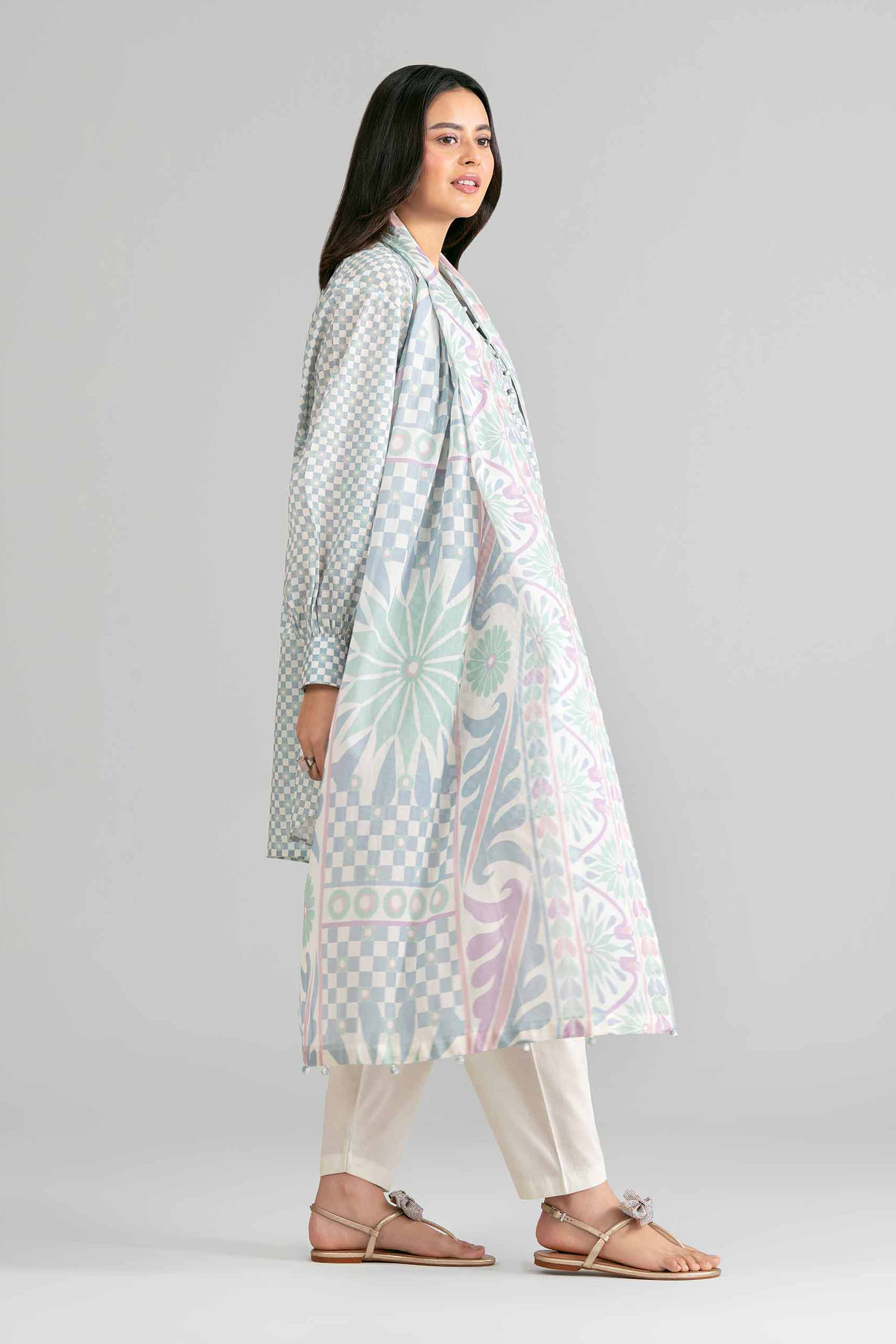 3 Piece - Printed Suit - 42601864 for Women - Unstitched Collection | Nishat | Shop Online