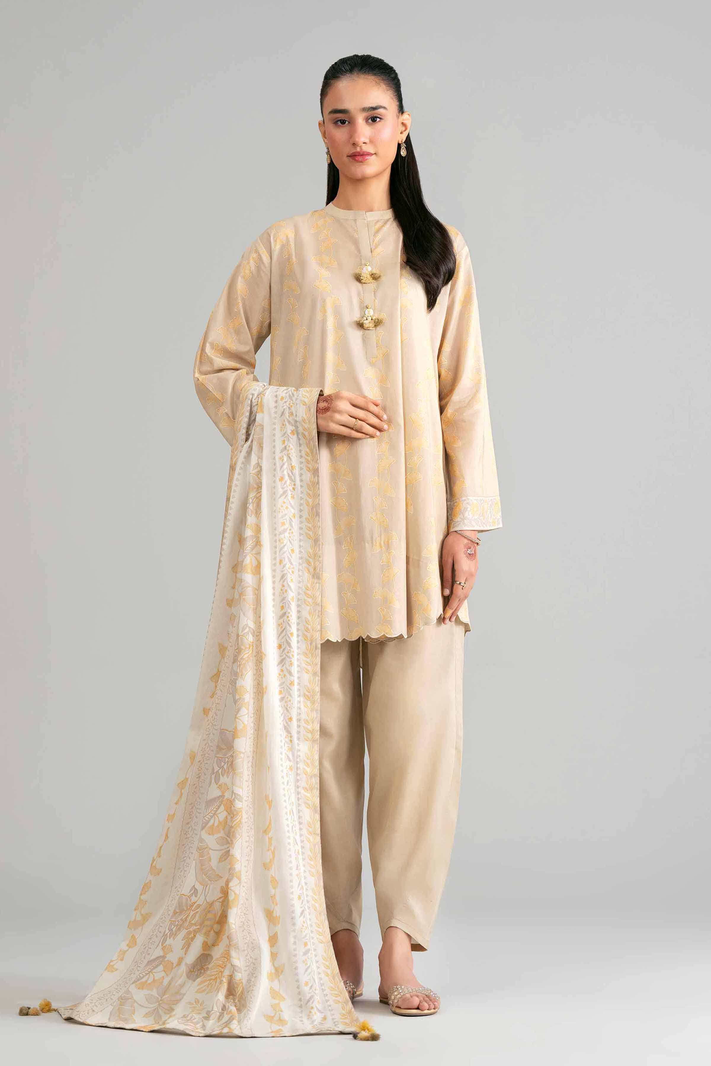 3 Piece - Printed Suit - 42601866 for Women - Unstitched Collection | Nishat | Shop Online