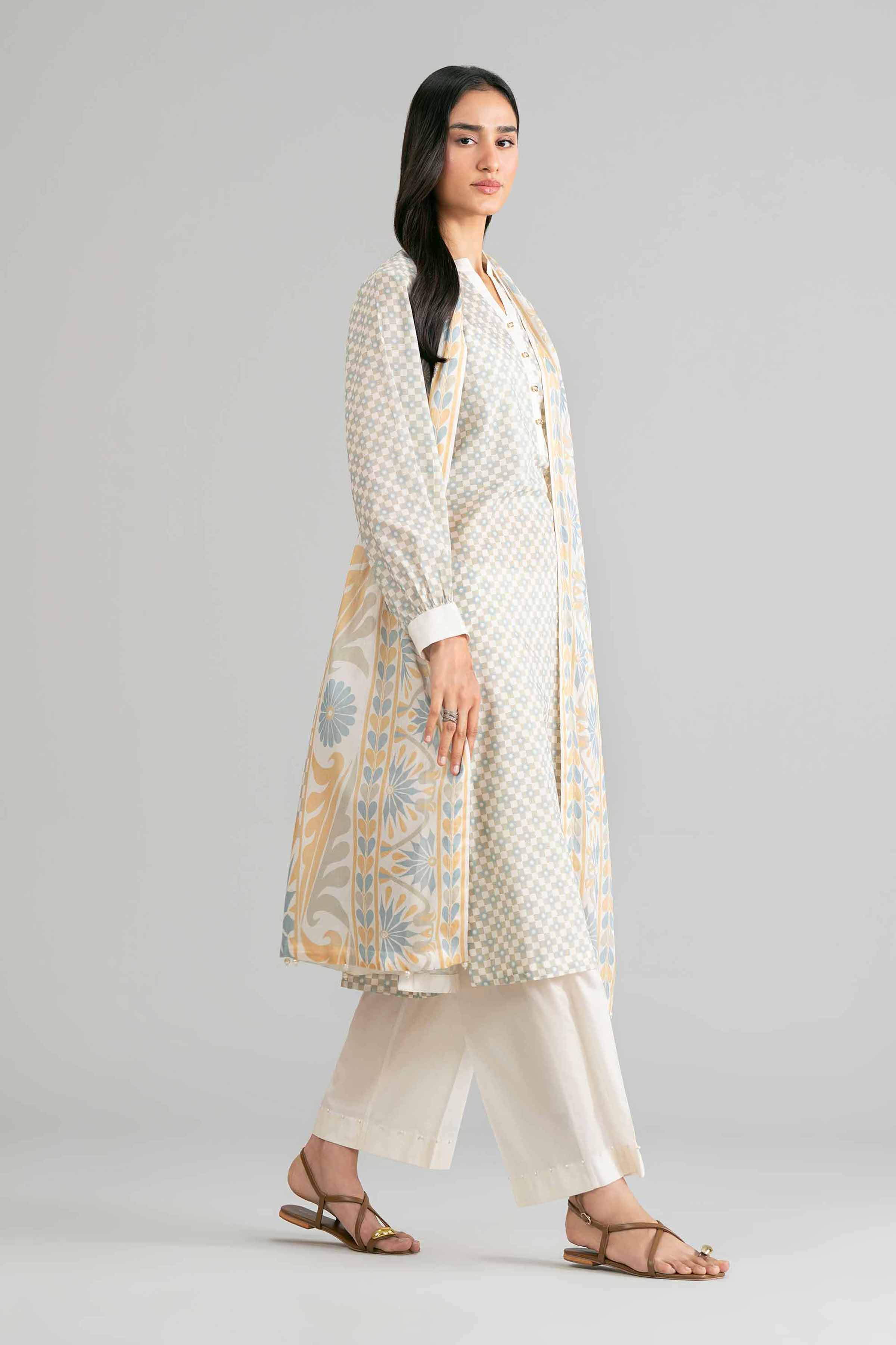 3 Piece - Printed Suit - 42601870 for Women - Unstitched Collection | Nishat | Shop Online