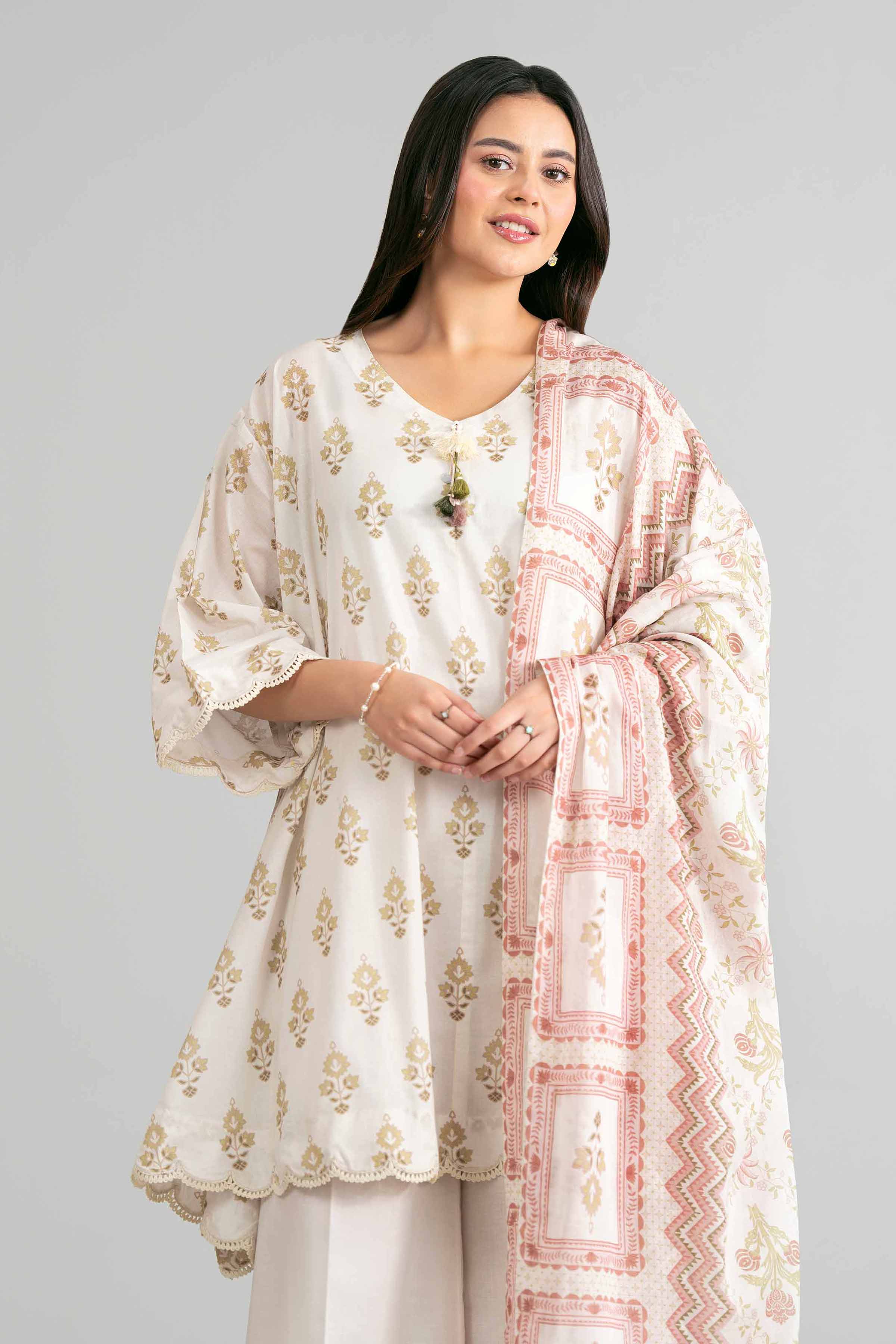 3 Piece - Printed Suit - 42601874 for Women - Unstitched Collection | Nishat | Shop Online