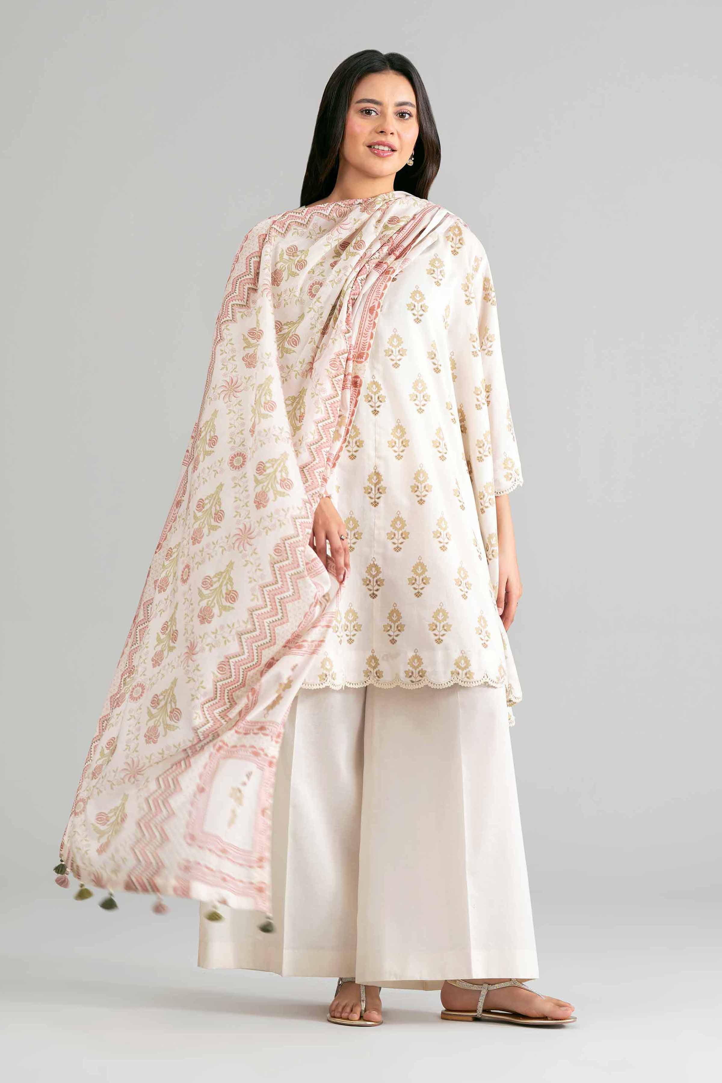 3 Piece - Printed Suit - 42601874 for Women - Unstitched Collection | Nishat | Shop Online