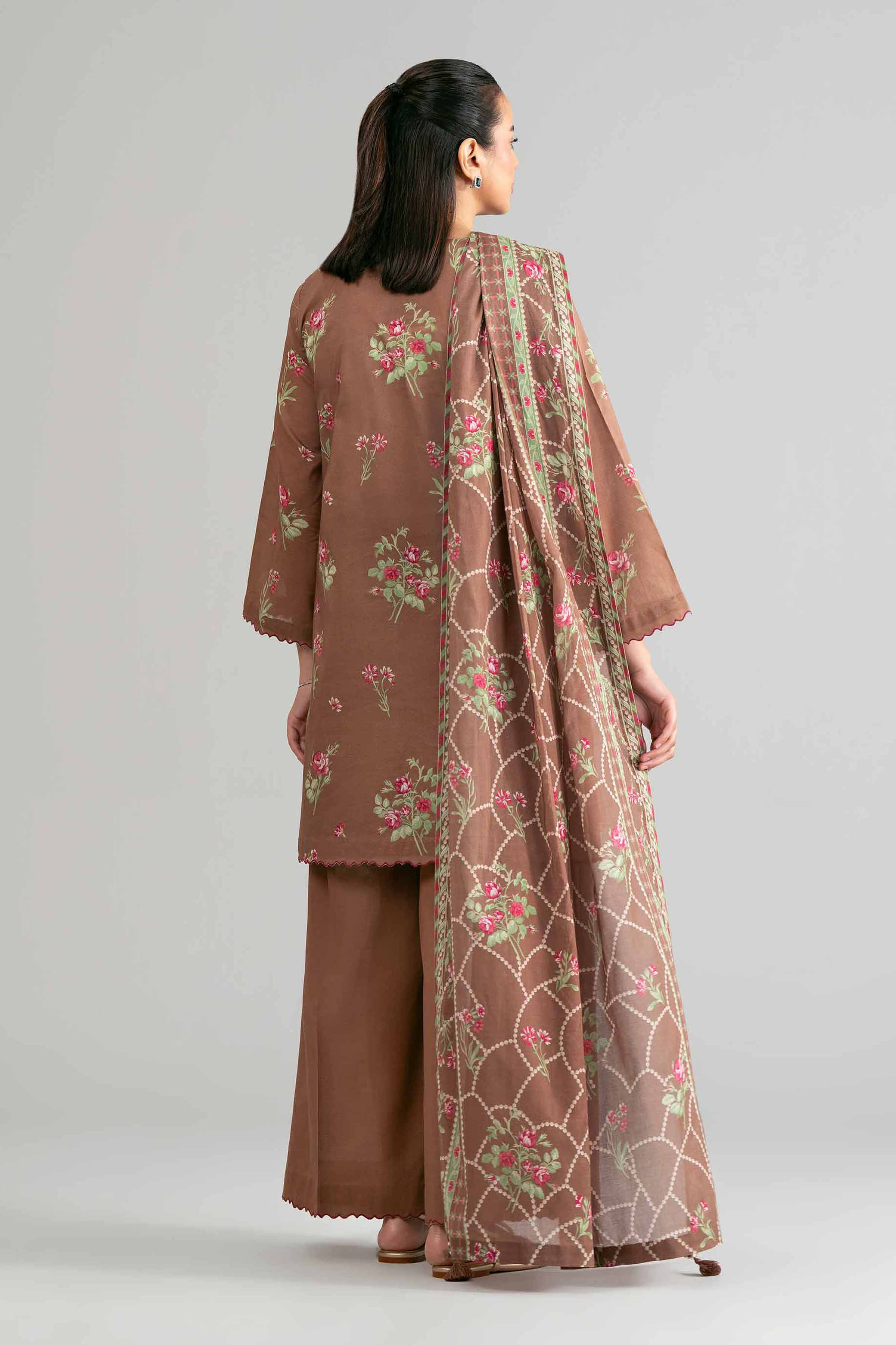 3 Piece - Printed Suit - 42601875 for Women - Unstitched Collection | Nishat | Shop Online