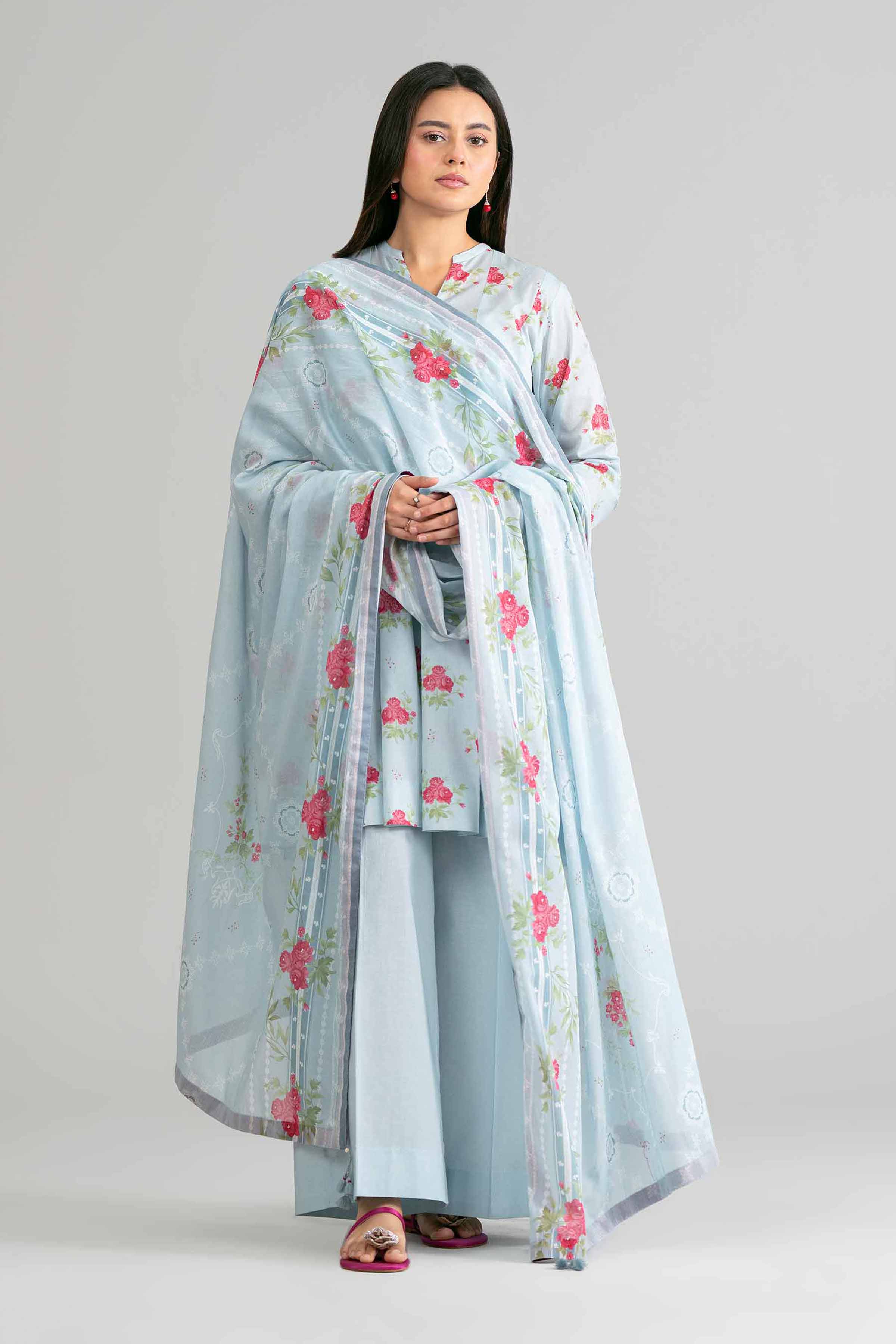 3 Piece - Printed Suit - 42601876 for Women - Unstitched Collection | Nishat | Shop Online