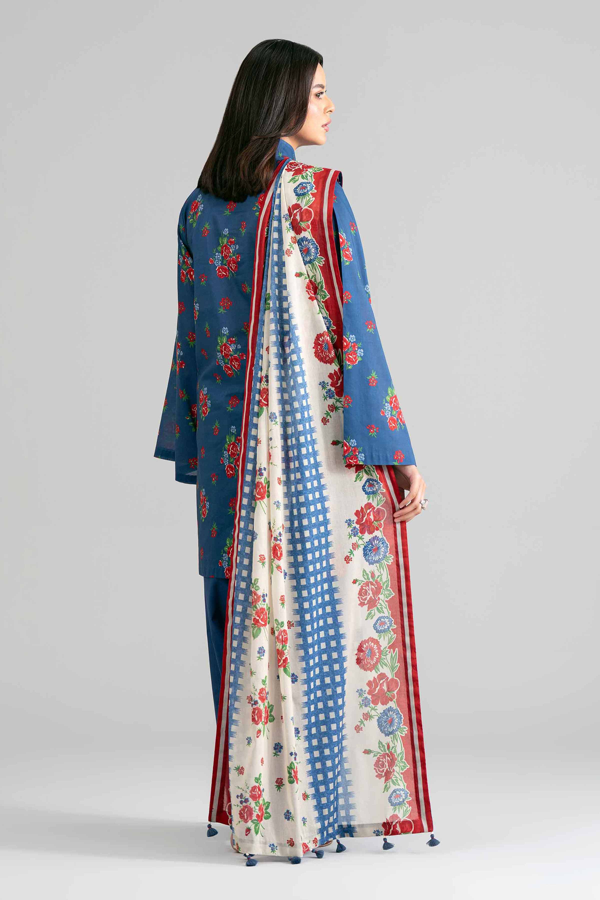 3 Piece - Printed Suit - 42601879 for Women - Unstitched Collection | Nishat | Shop Online