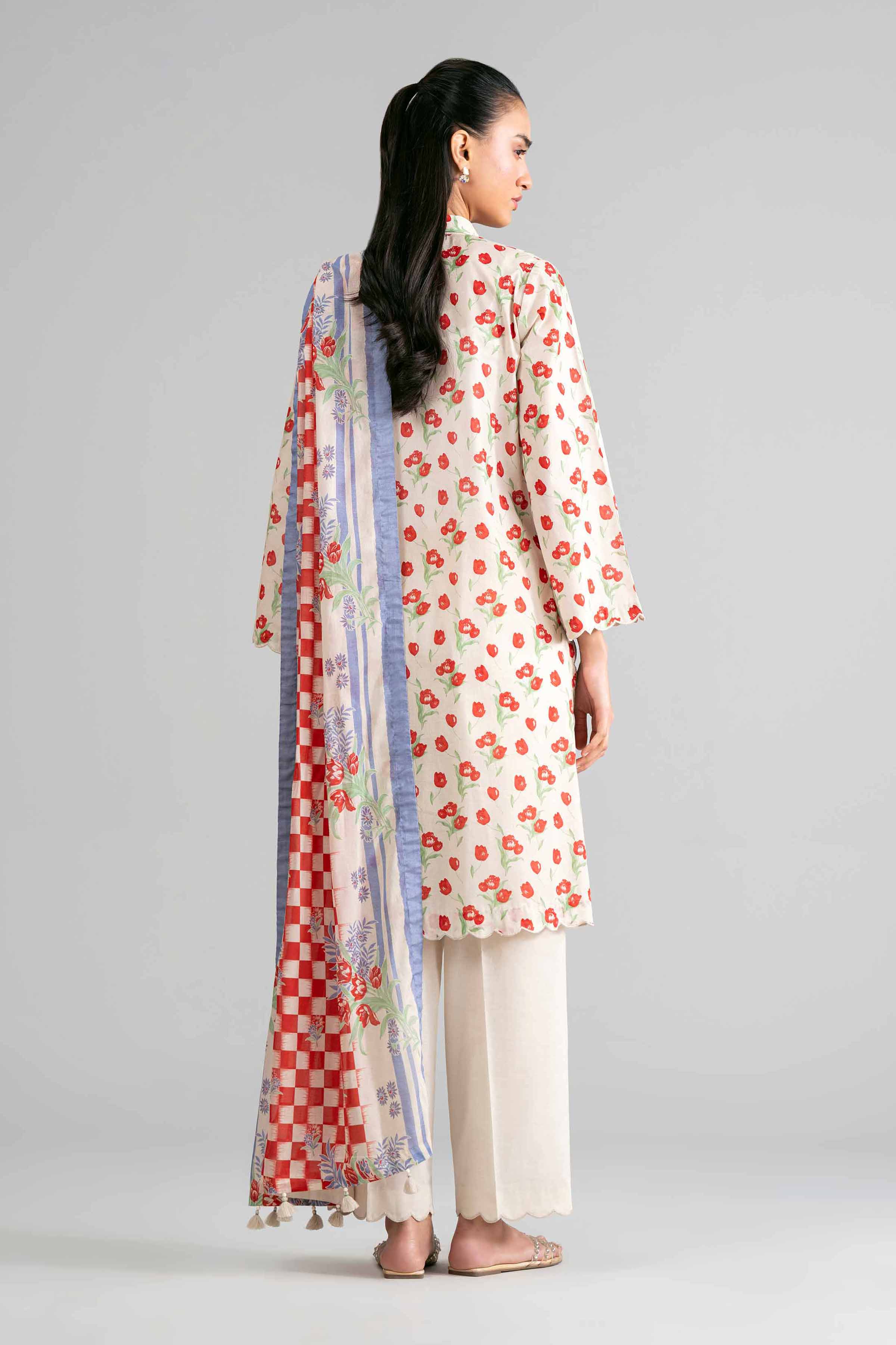 3 Piece - Printed Suit - 42601880 for Women - Unstitched Collection | Nishat | Shop Online
