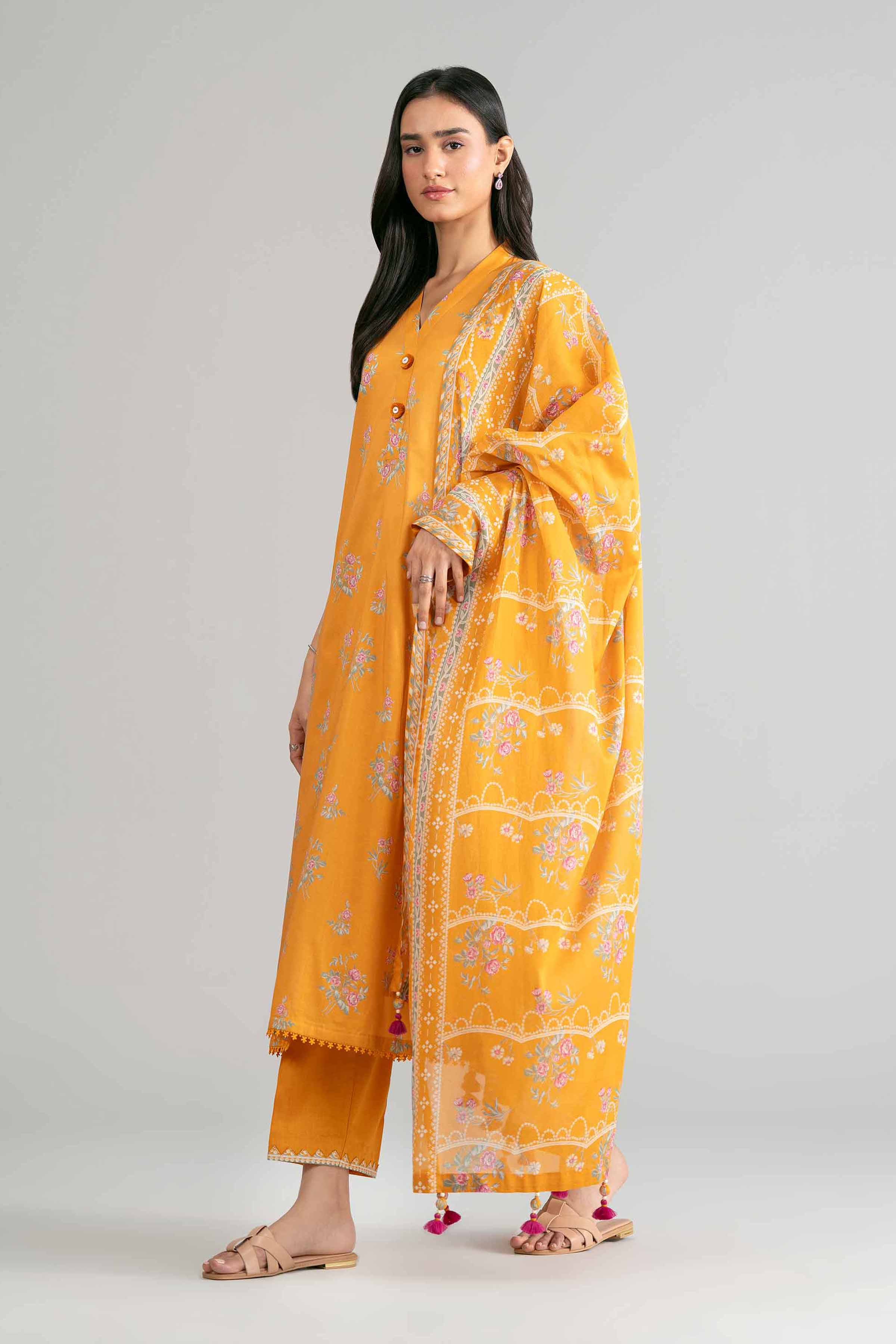 3 Piece - Printed Suit - 42601884 for Women - Unstitched Collection | Nishat | Shop Online