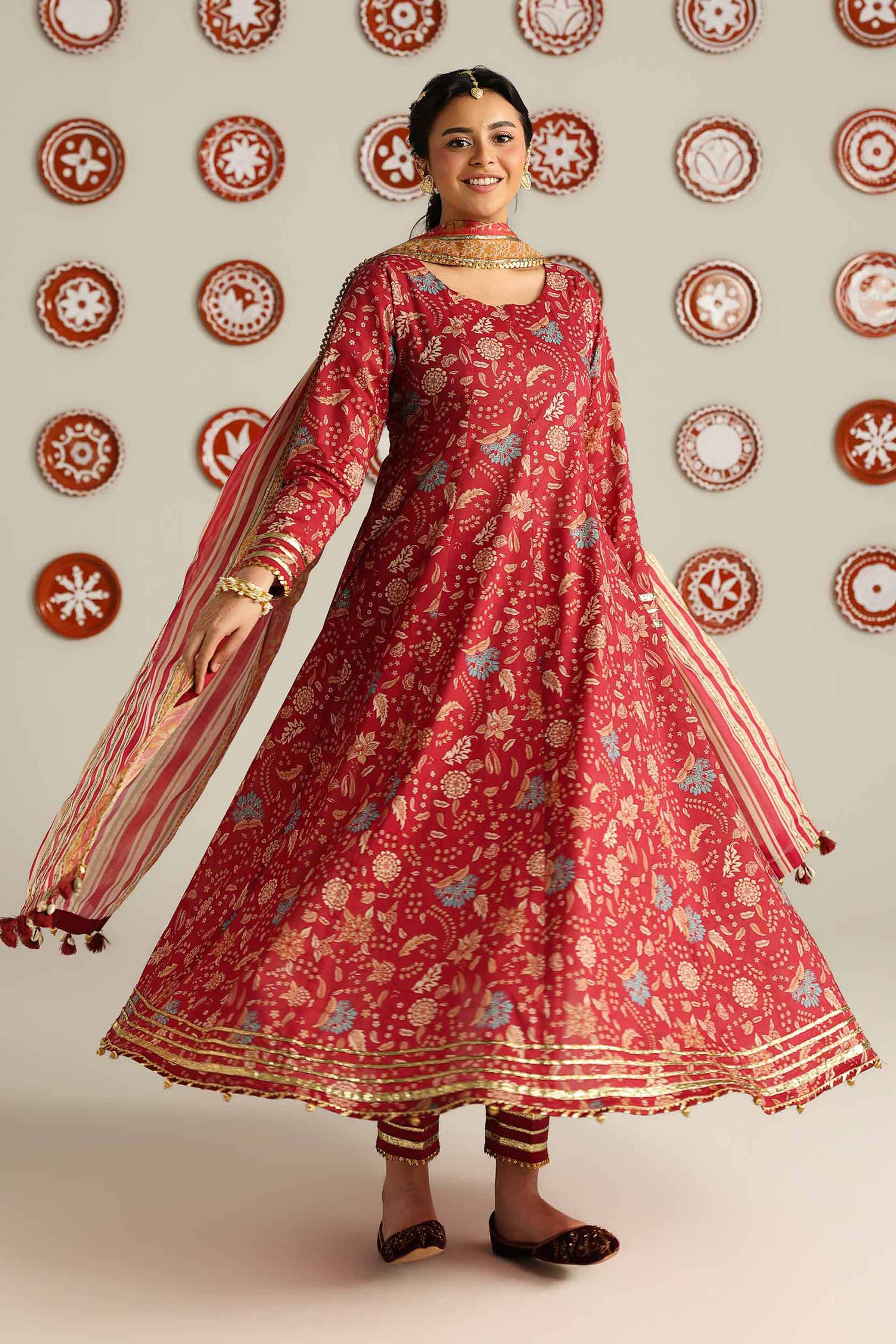 3 Piece - Printed Suit - 42601888 for Women - Unstitched Collection | Nishat | Shop Online