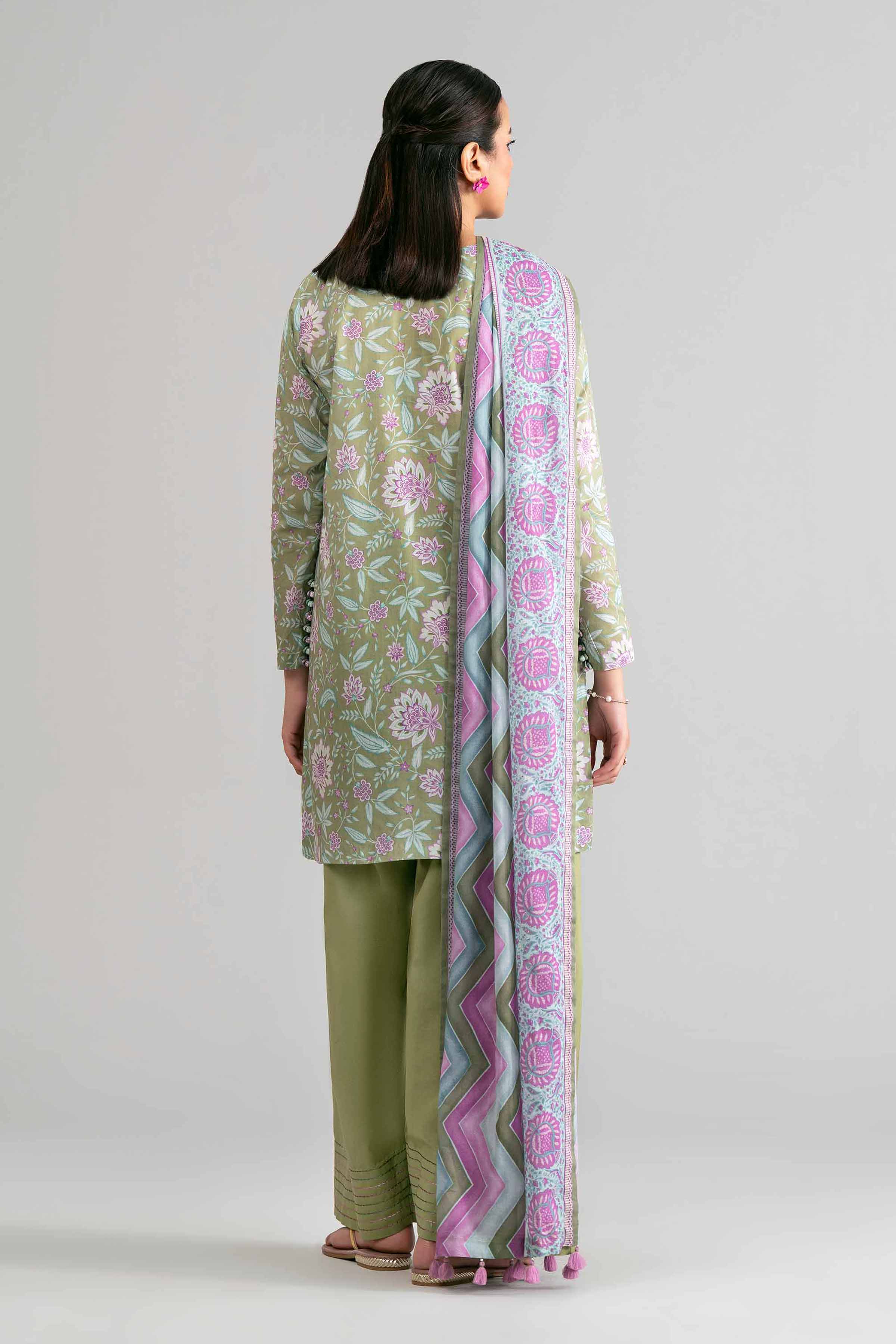 3 Piece - Printed Suit - 42601889 for Women - Unstitched Collection | Nishat | Shop Online