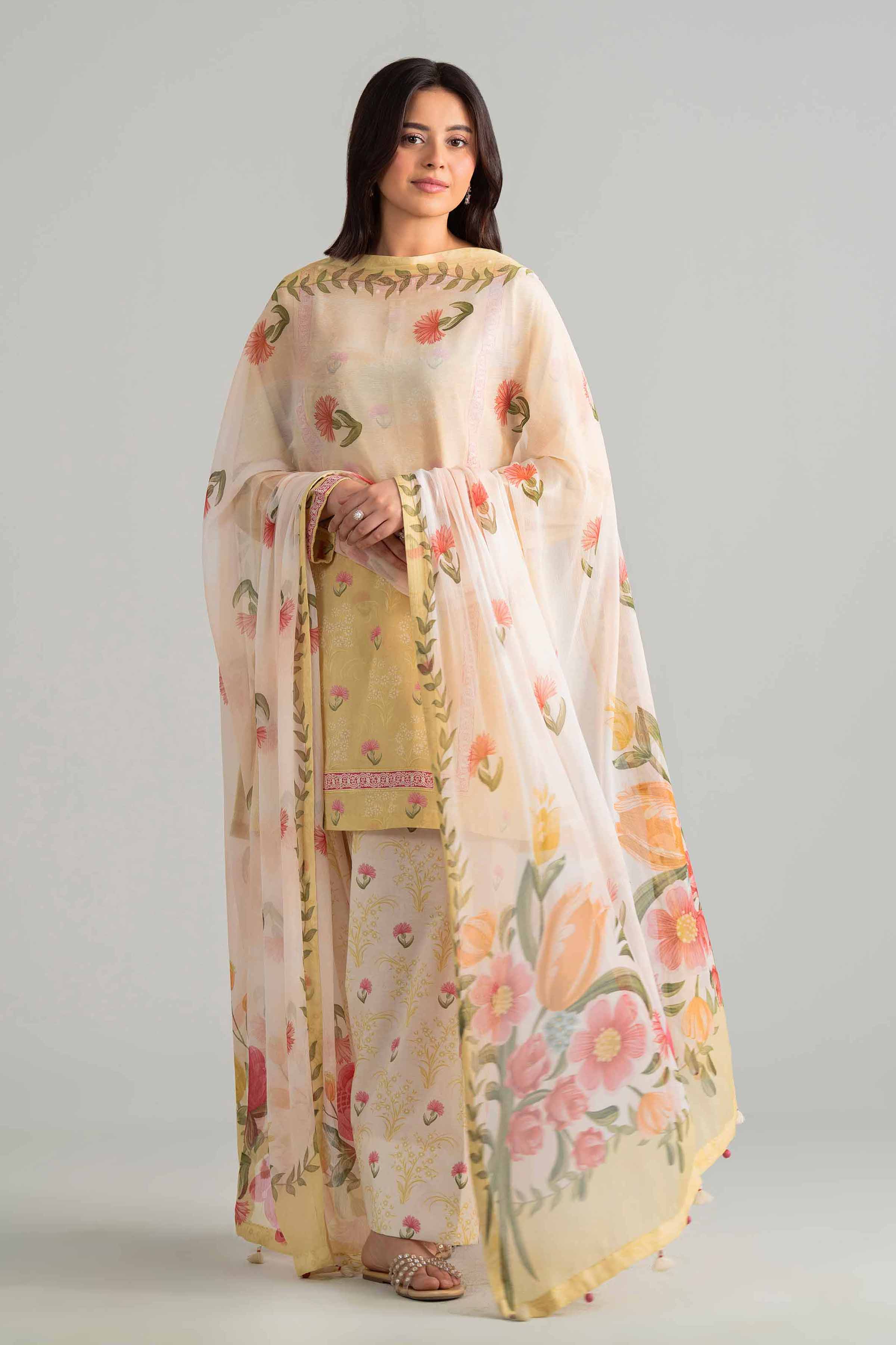 3 Piece - Digital Printed Suit - 42601895 for Women - Unstitched Collection | Nishat | Shop Online