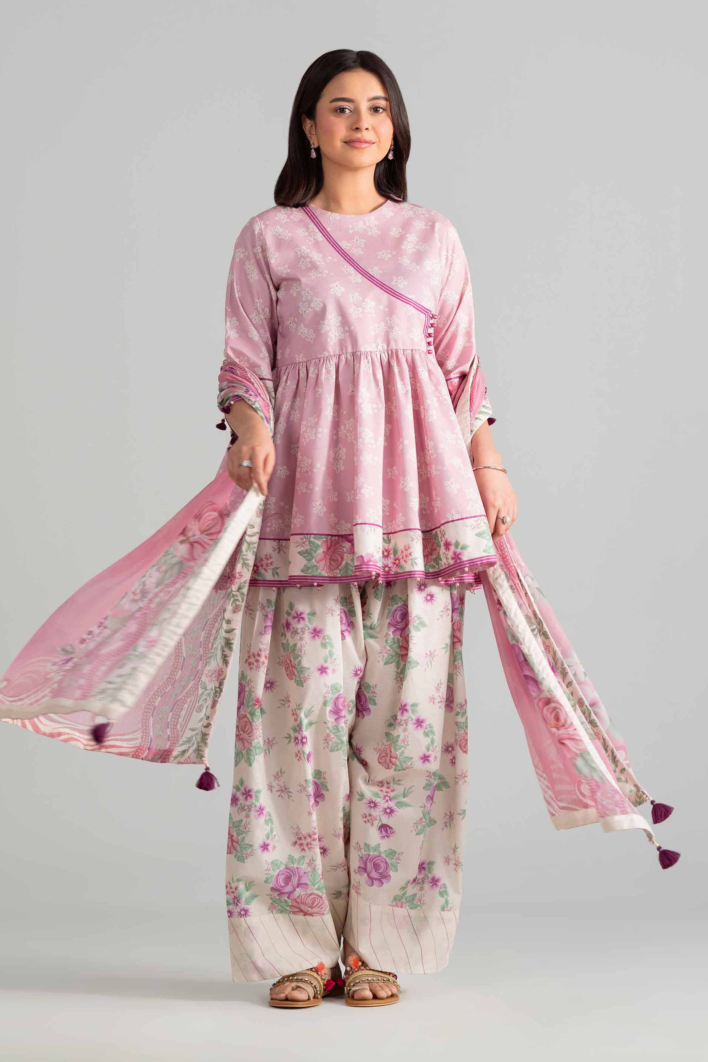 3 Piece - Digital Printed Suit - 42601896 for Women - Unstitched Collection | Nishat | Shop Online