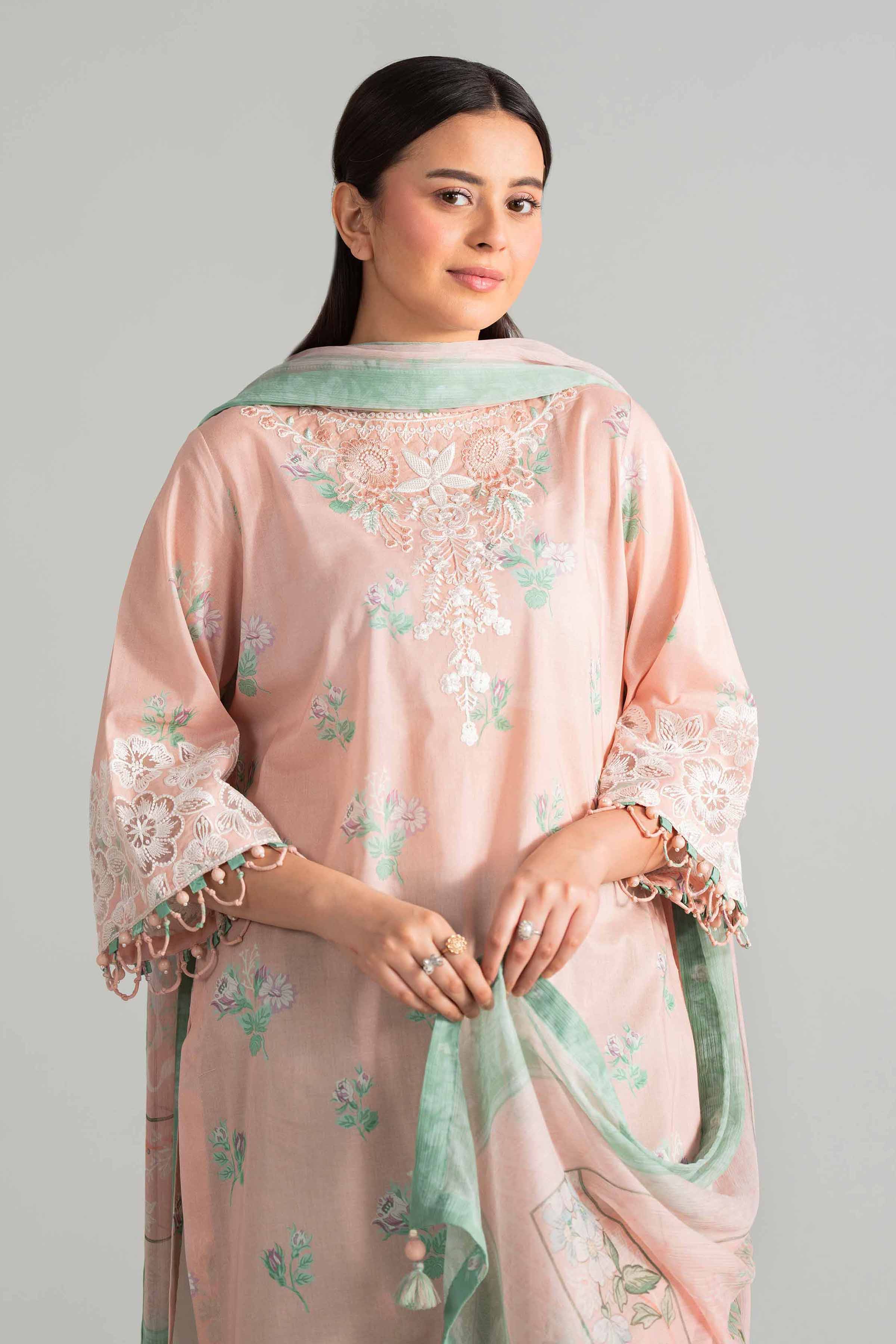 3 Piece - Digital Printed Embroidered Suit - 42601910 for Women - Unstitched Collection | Nishat | Shop Online