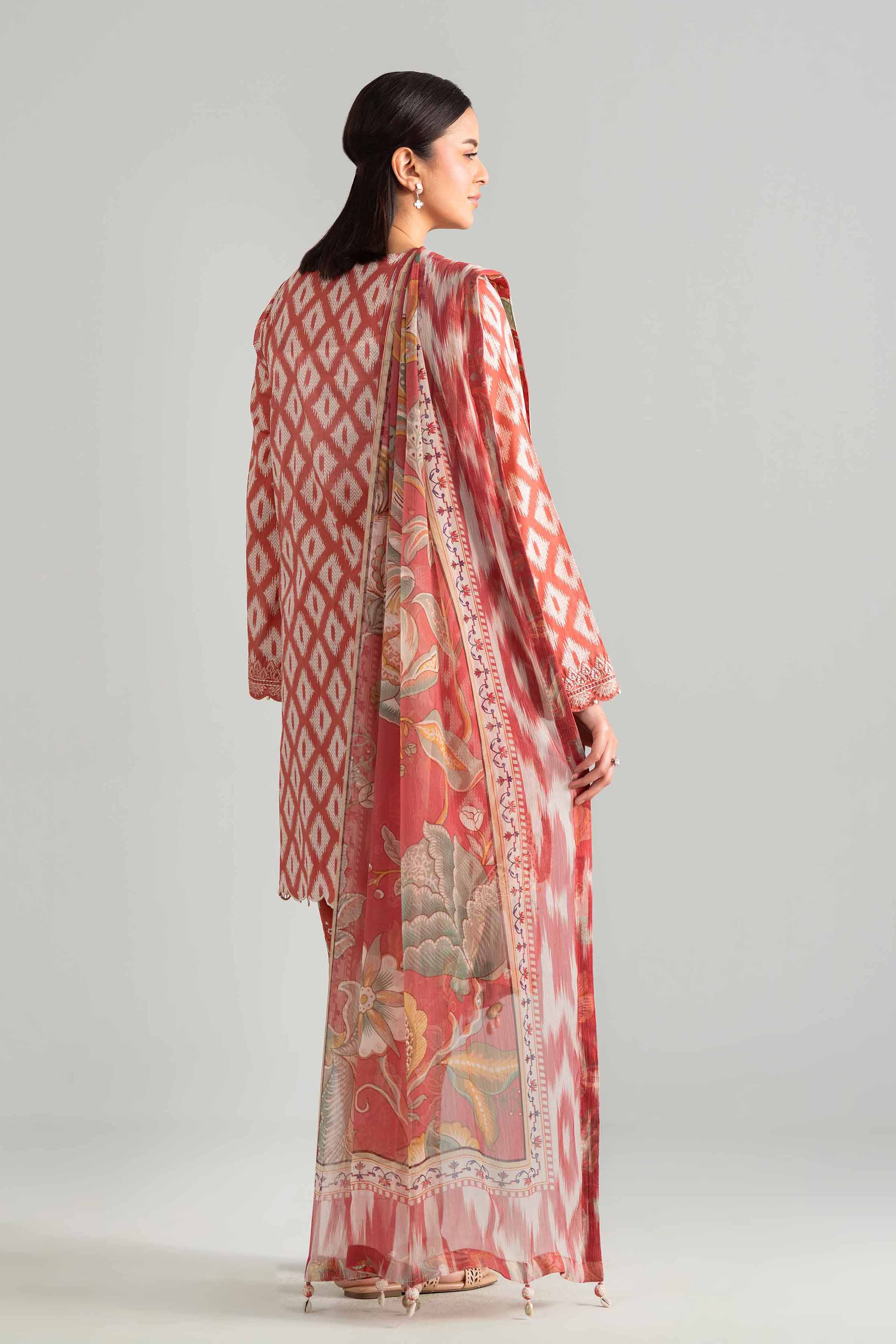 3 Piece - Digital Printed Embroidered Suit - 42601915 for Women - Unstitched Collection | Nishat | Shop Online