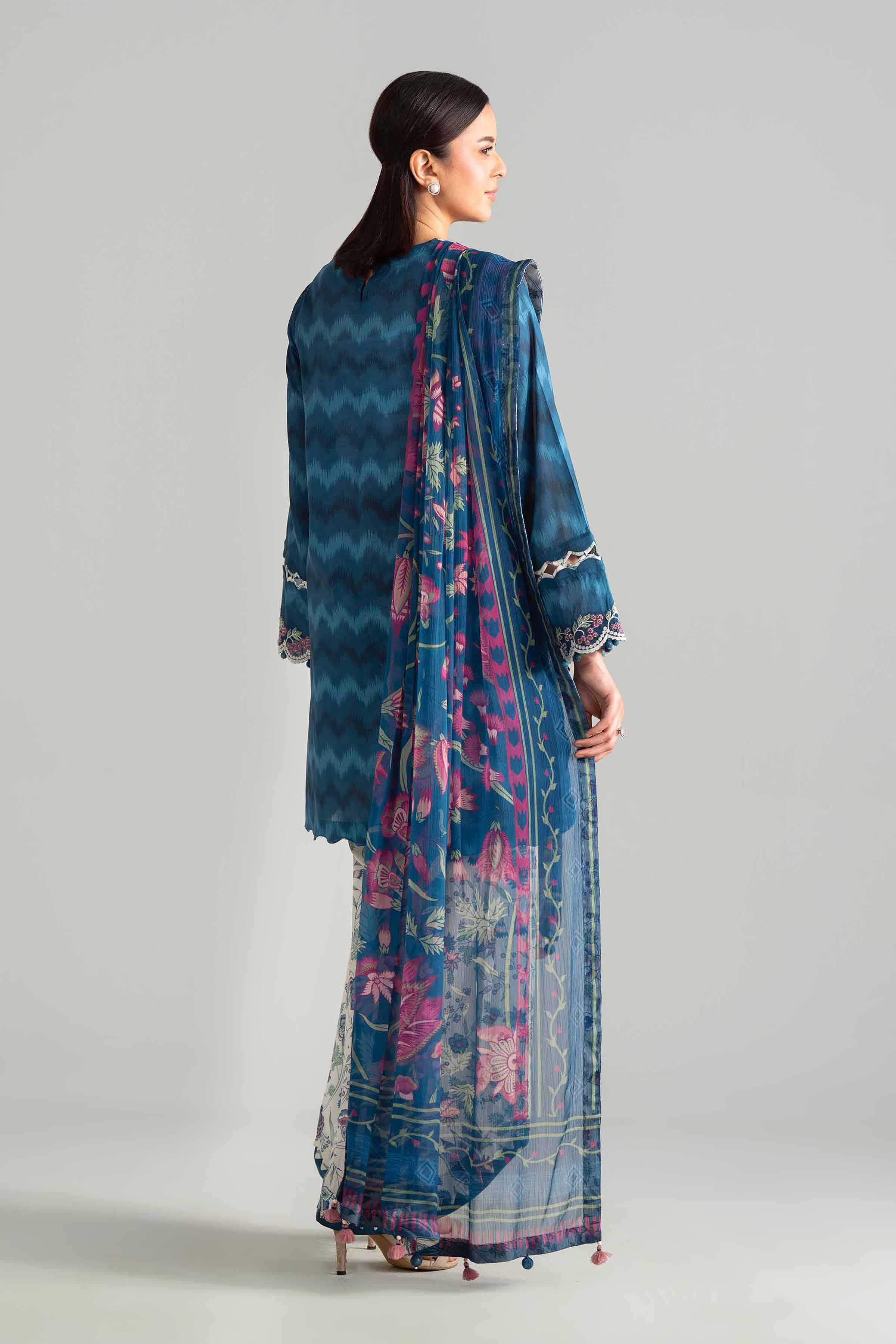 3 Piece - Digital Printed Embroidered Suit - 42601917 for Women - Unstitched Collection | Nishat | Shop Online