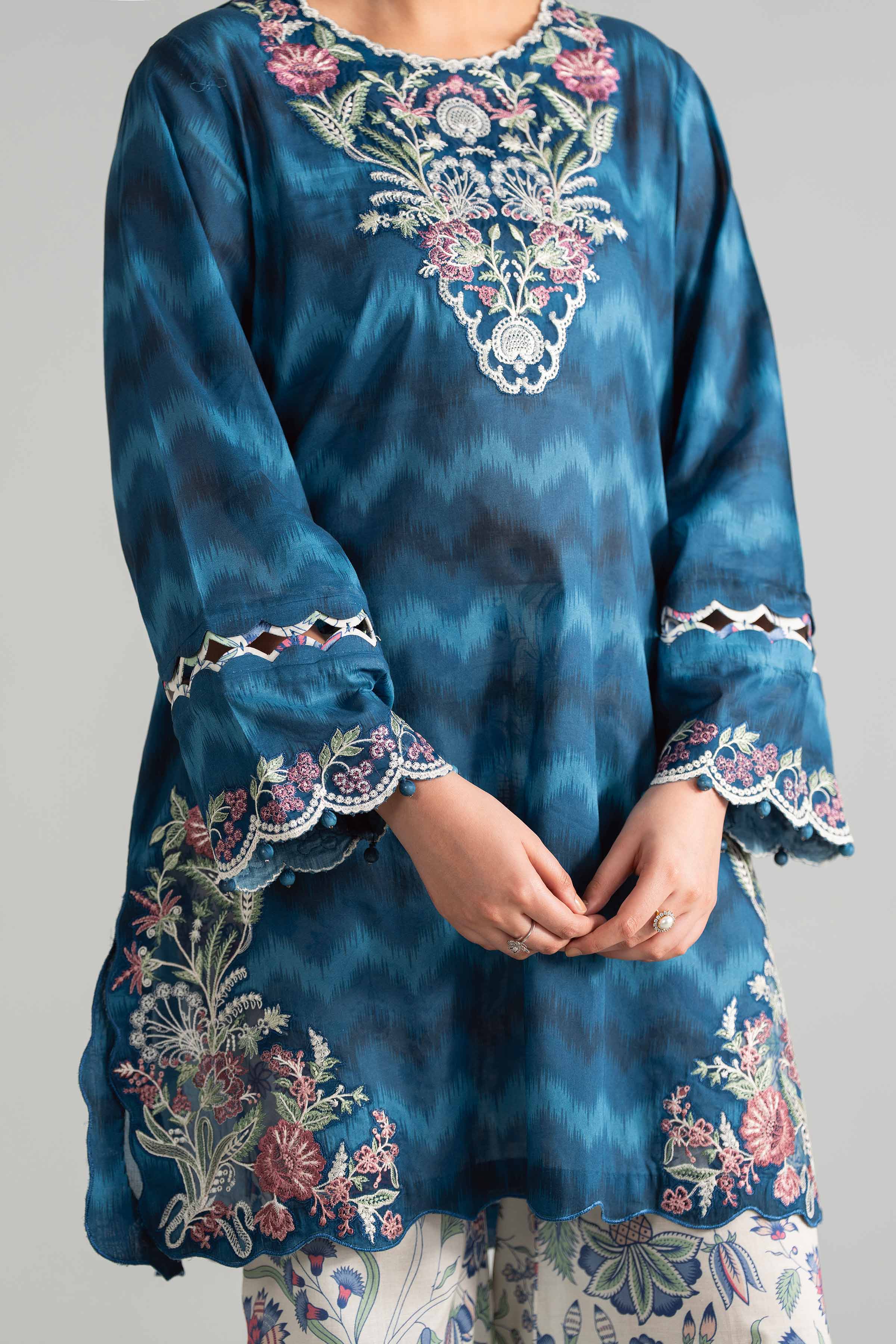 3 Piece - Digital Printed Embroidered Suit - 42601917 for Women - Unstitched Collection | Nishat | Shop Online