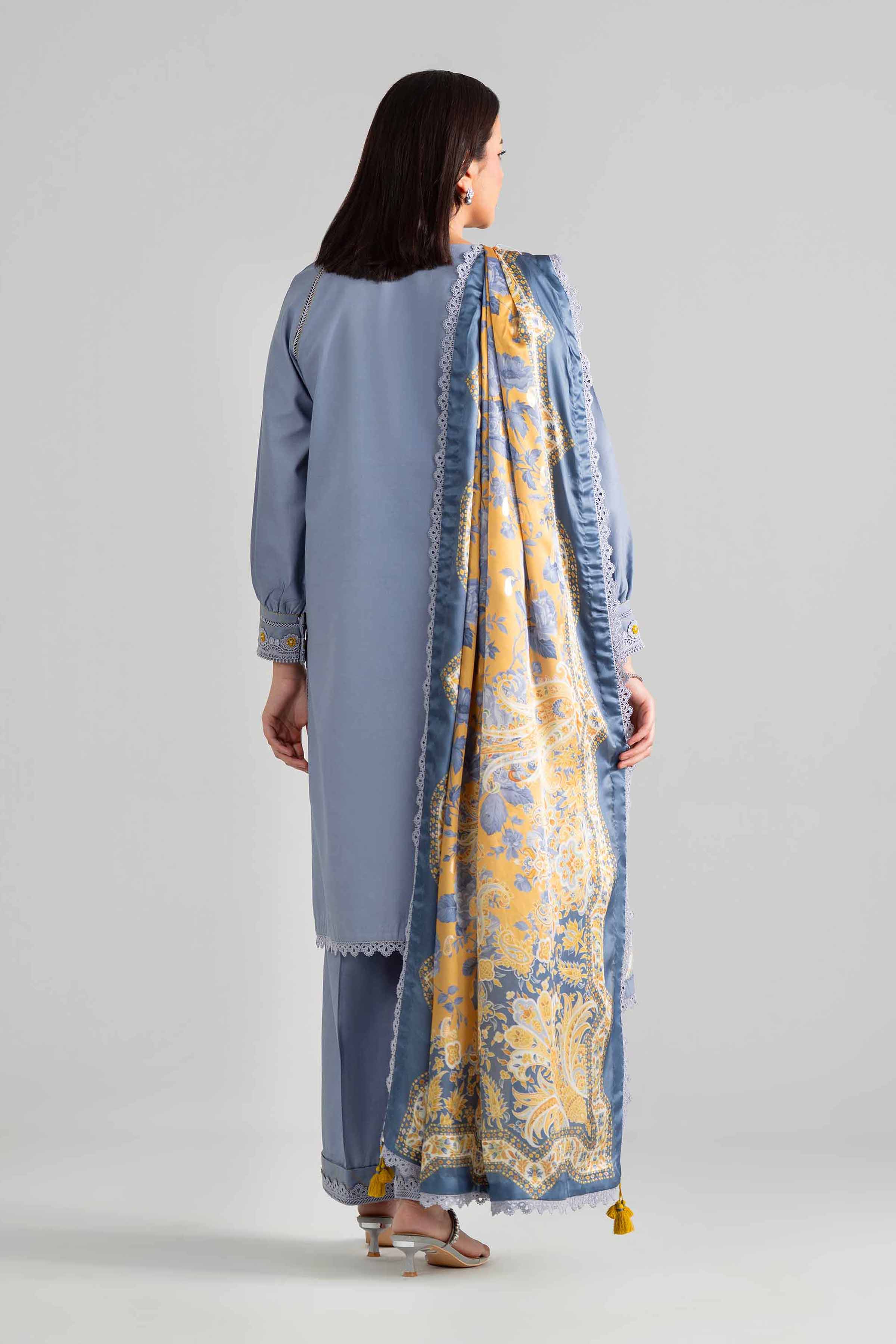 3 Piece - Digital Printed Embroidered Suit - 42601920 for Women - Unstitched Collection | Nishat | Shop Online