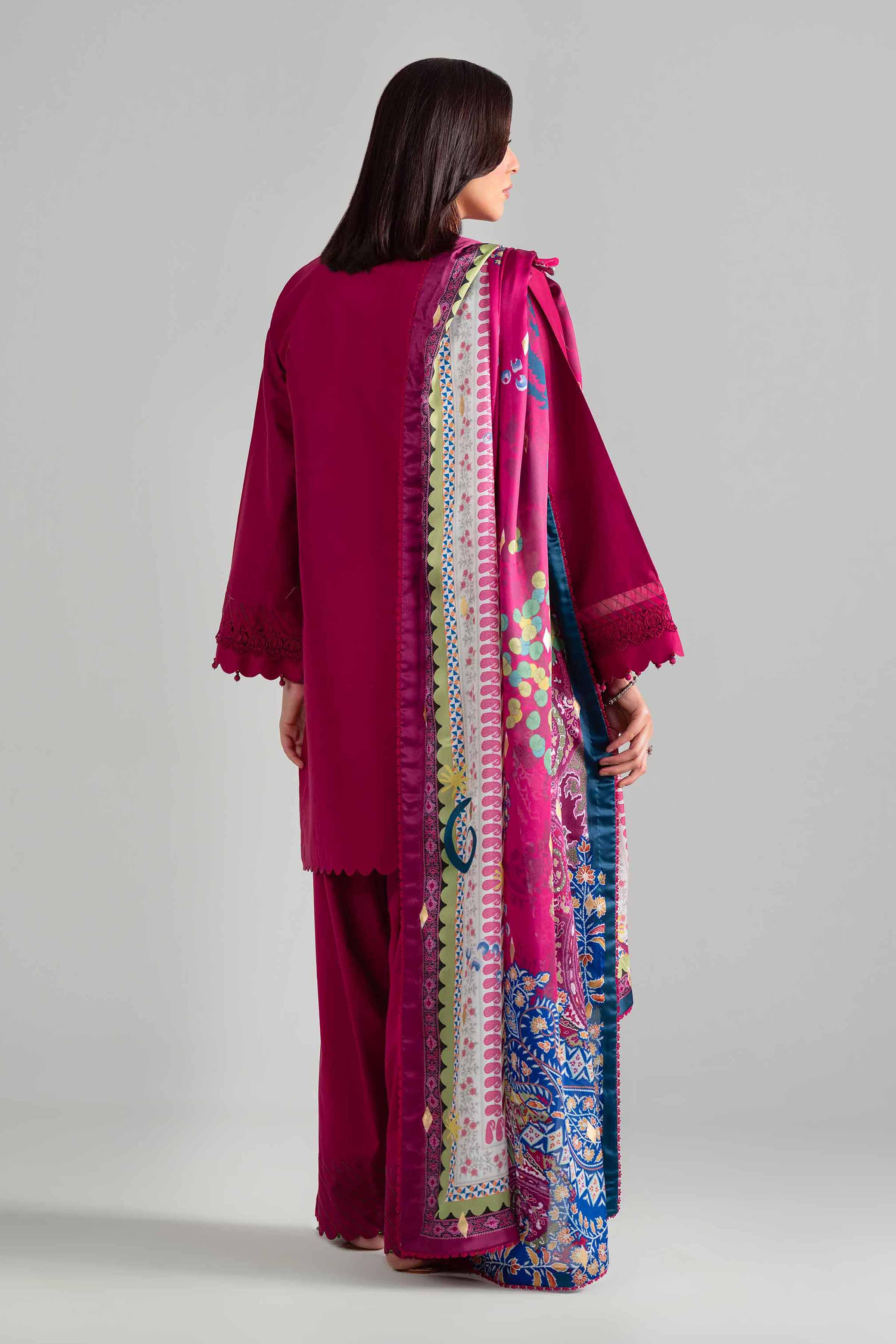 3 Piece - Digital Printed Embroidered Suit - 42601922 for Women - Unstitched Collection | Nishat | Shop Online