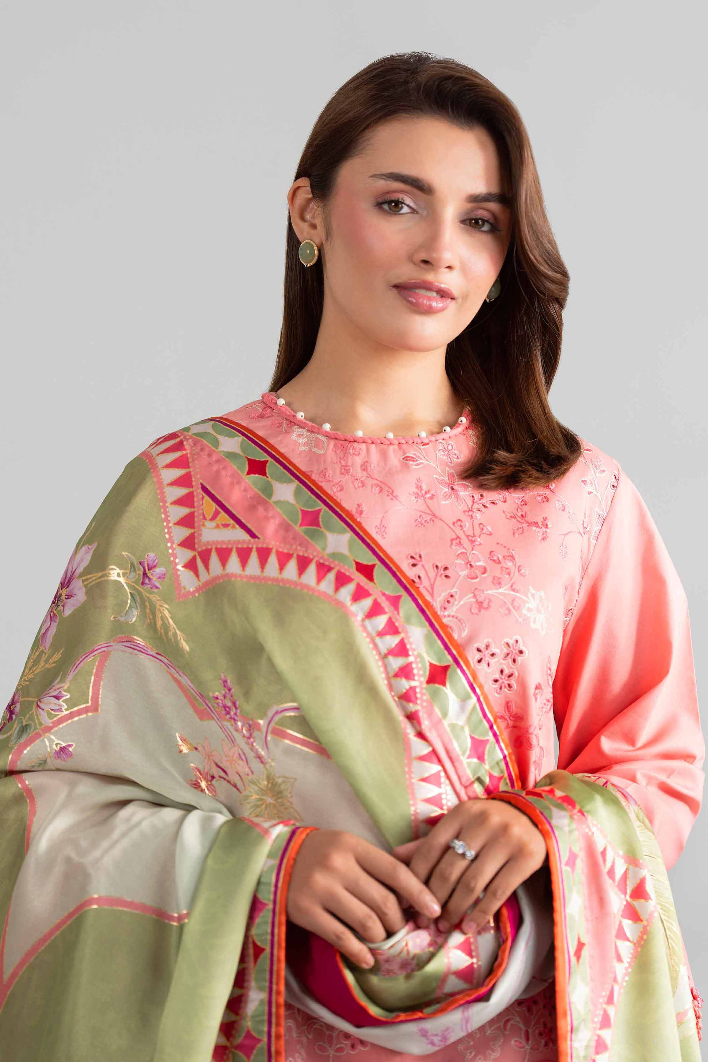 3 Piece - Digital Printed Embroidered Suit - 42601923 for Women - Unstitched Collection | Nishat | Shop Online