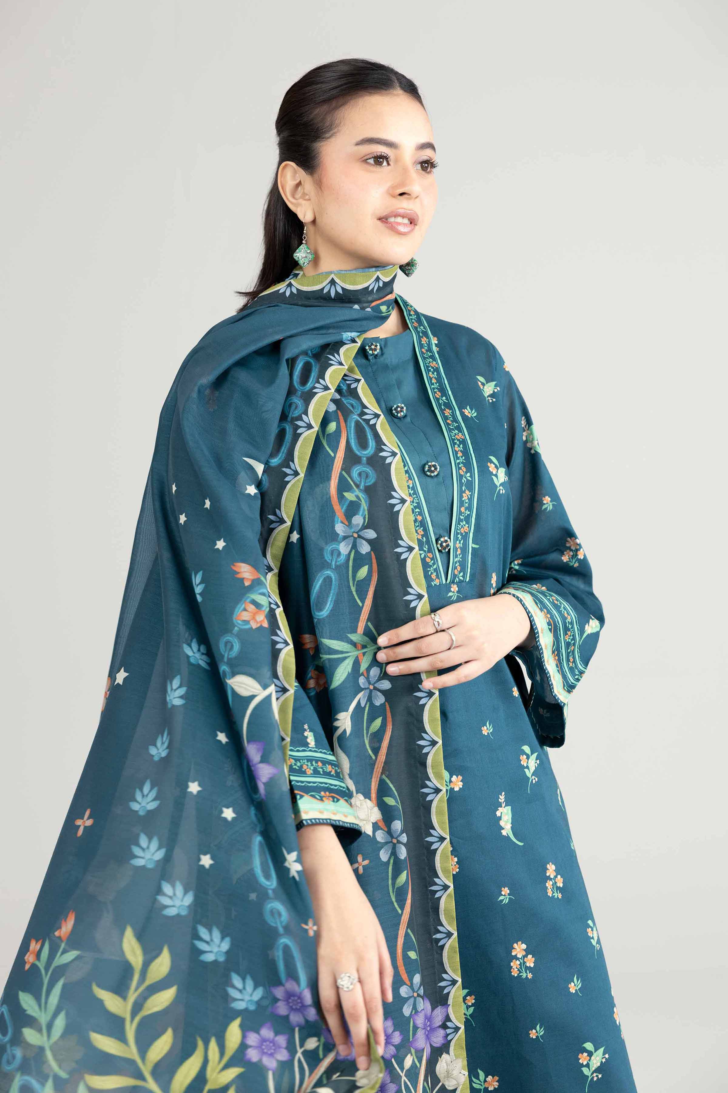 2 Piece - Printed Suit - 42601924 for Women - Unstitched Collection | Nishat | Shop Online
