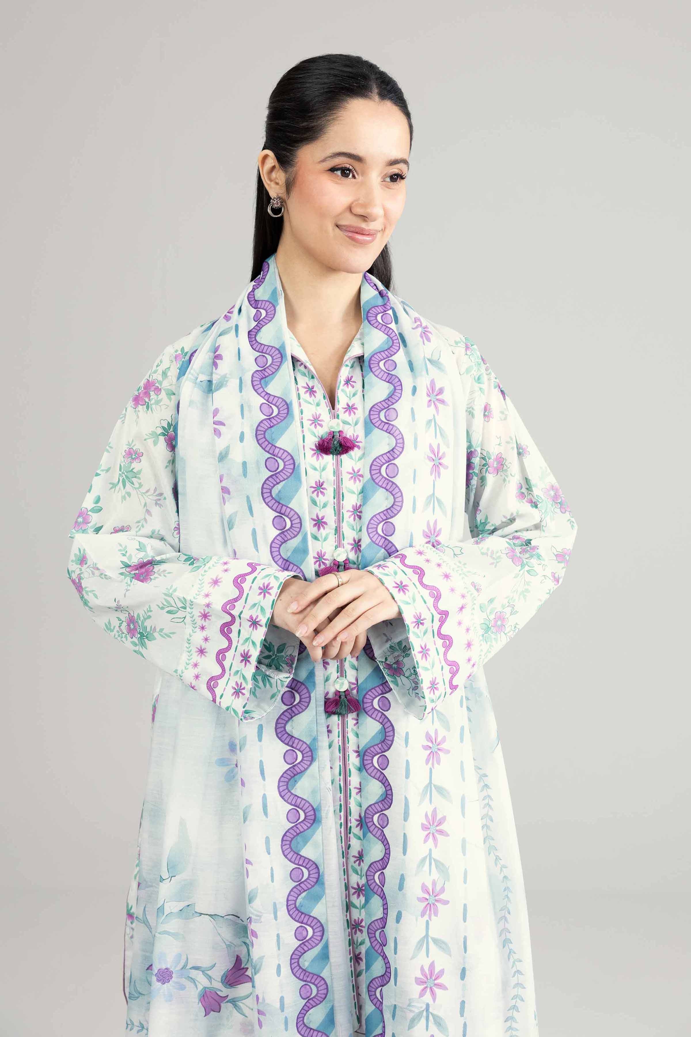 2 Piece - Printed Suit - 42601926 for Women - Unstitched Collection | Nishat | Shop Online