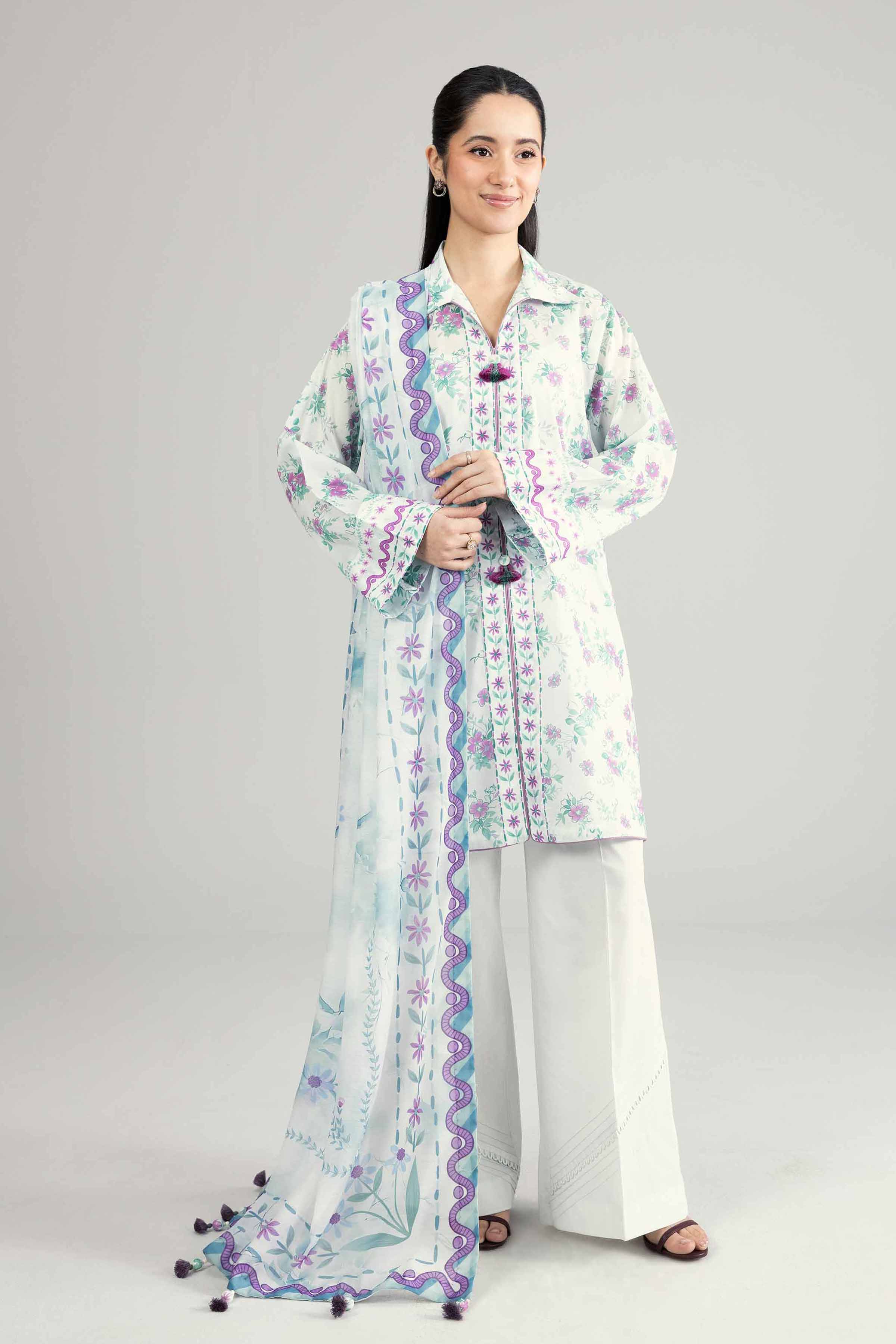 2 Piece - Printed Suit - 42601926 for Women - Unstitched Collection | Nishat | Shop Online