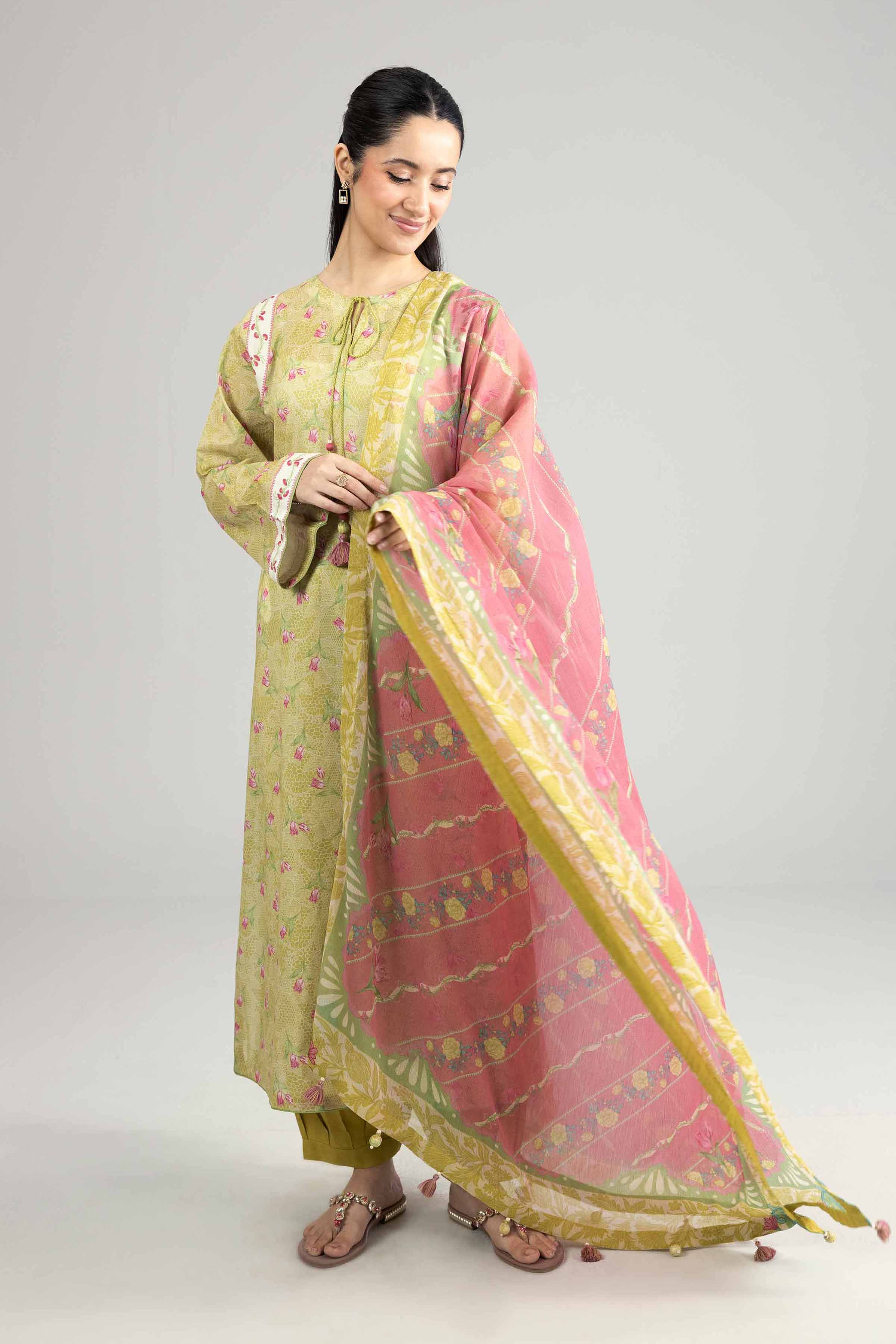 2 Piece - Printed Suit - 42601932 for Women - Unstitched Collection | Nishat | Shop Online