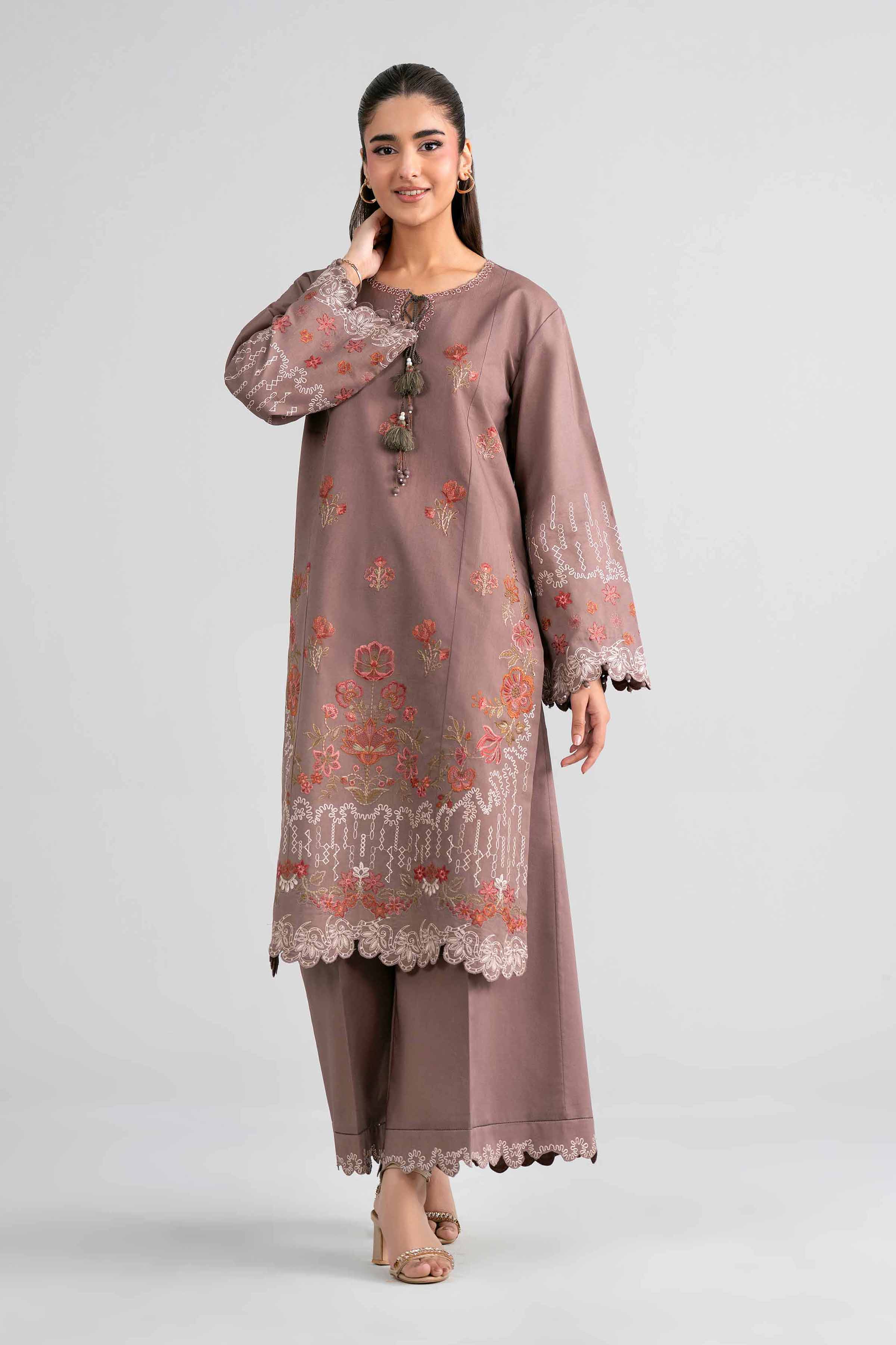 2 Piece - Embroidered Suit - 42601934 for Women - Unstitched Collection | Nishat | Shop Online