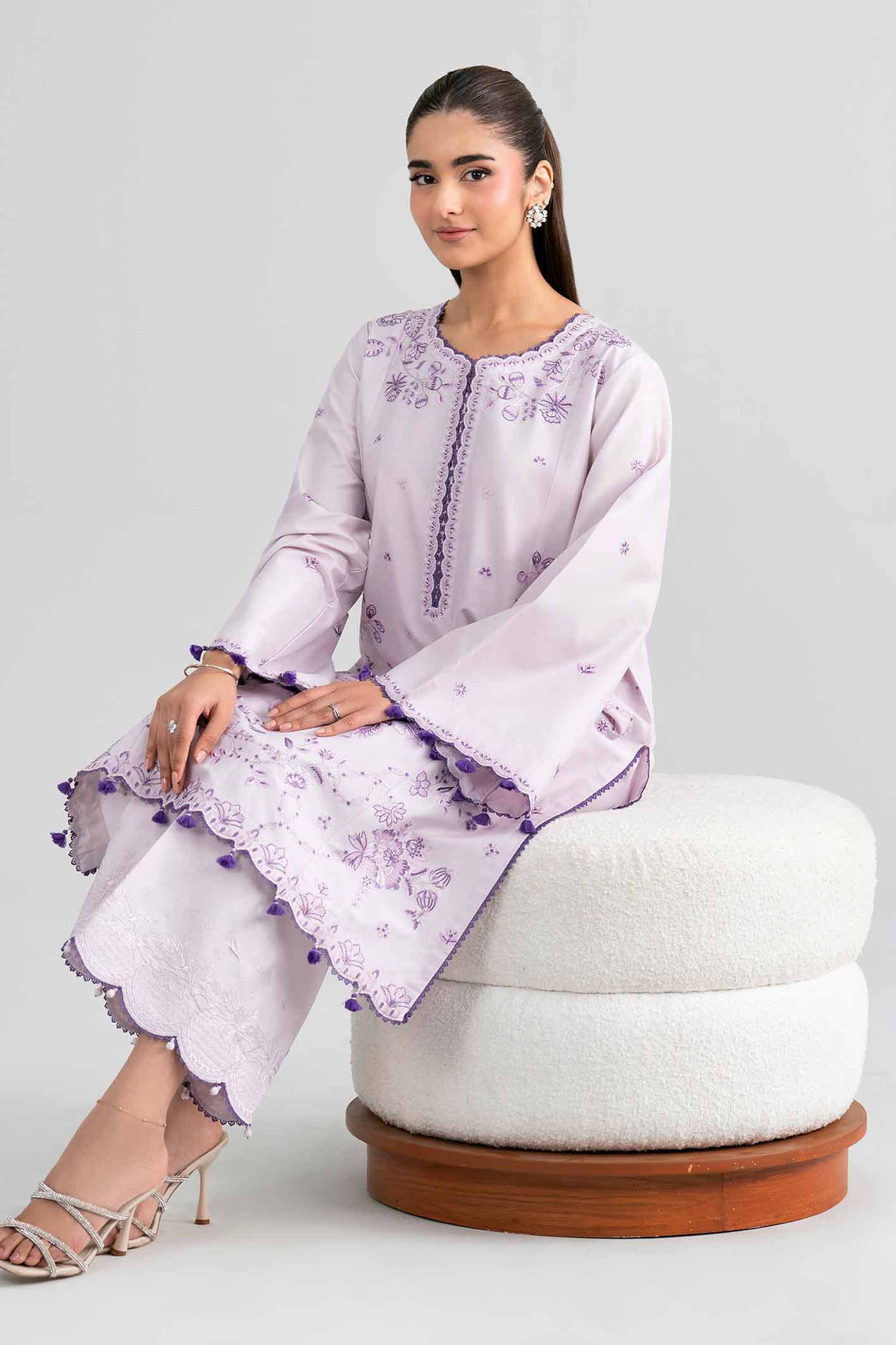 2 Piece - Embroidered Suit - 42601935 for Women - Unstitched Collection | Nishat | Shop Online