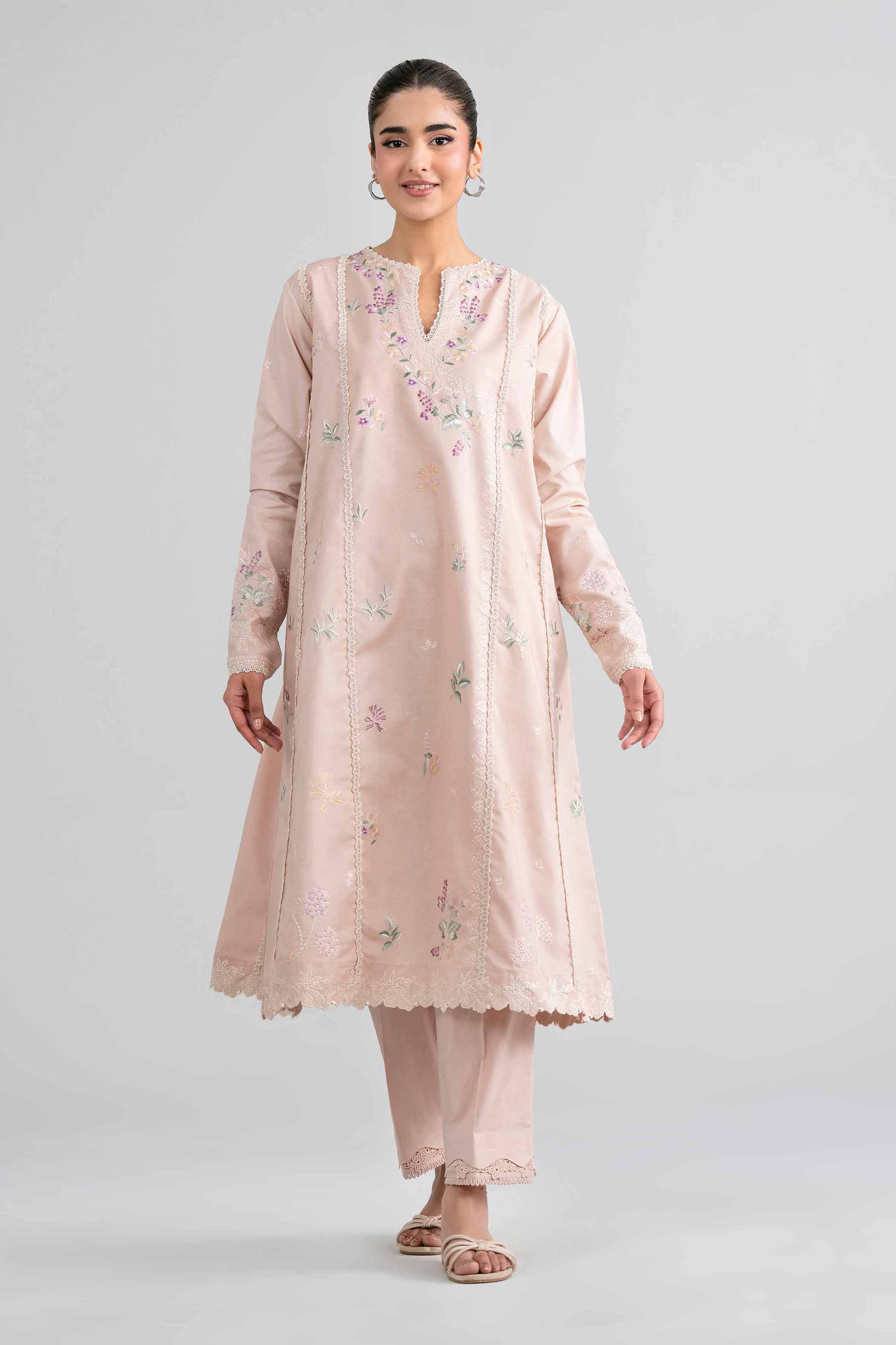 2 Piece - Embroidered Suit - 42601936 for Women - Unstitched Collection | Nishat | Shop Online