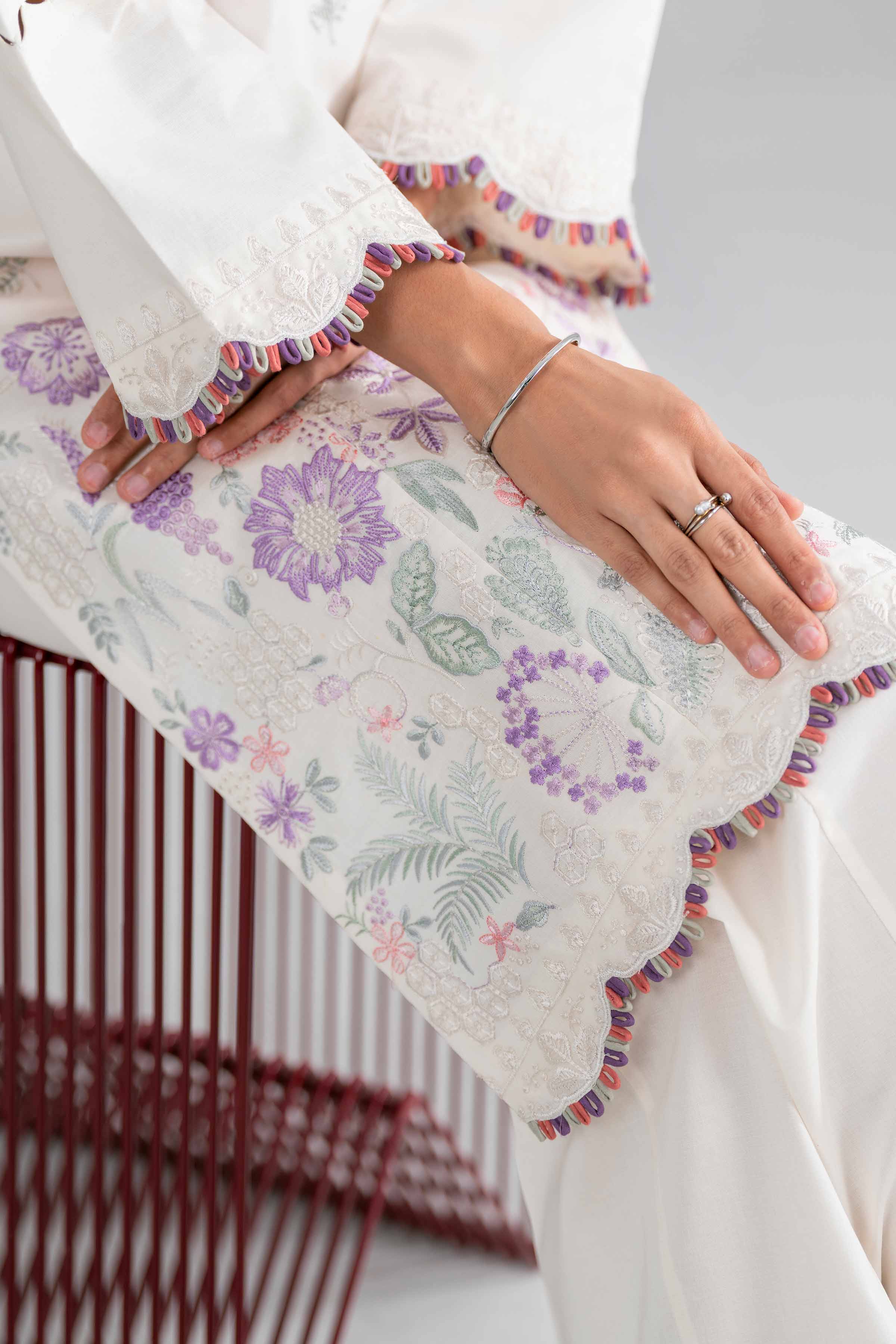 2 Piece - Embroidered Suit - 42601938 for Women - Unstitched Collection | Nishat | Shop Online