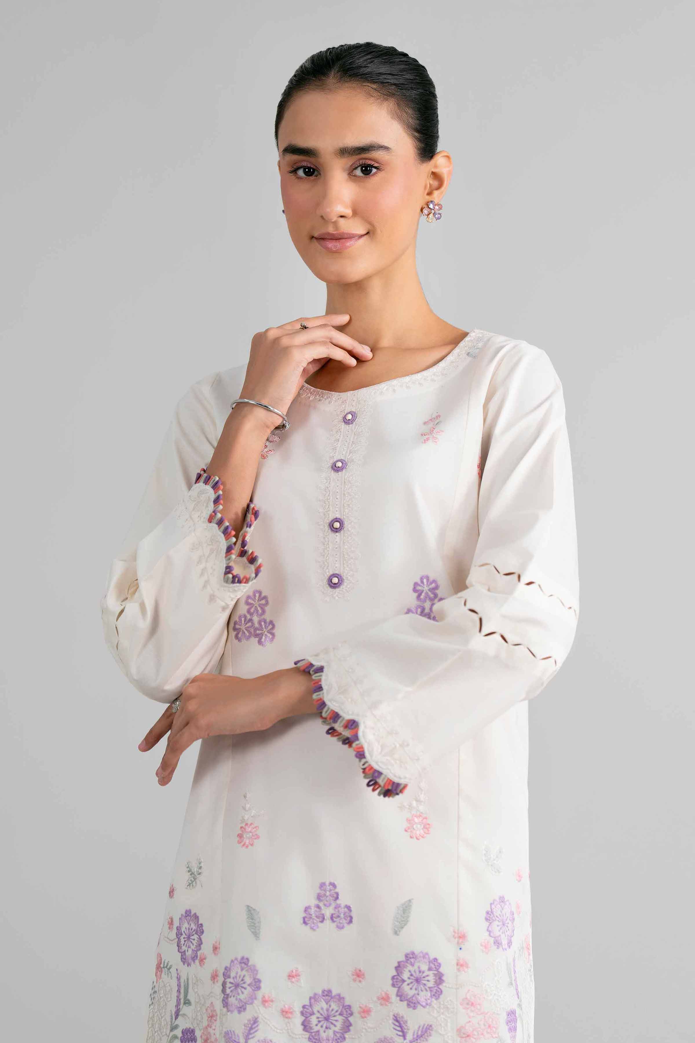 2 Piece - Embroidered Suit - 42601938 for Women - Unstitched Collection | Nishat | Shop Online
