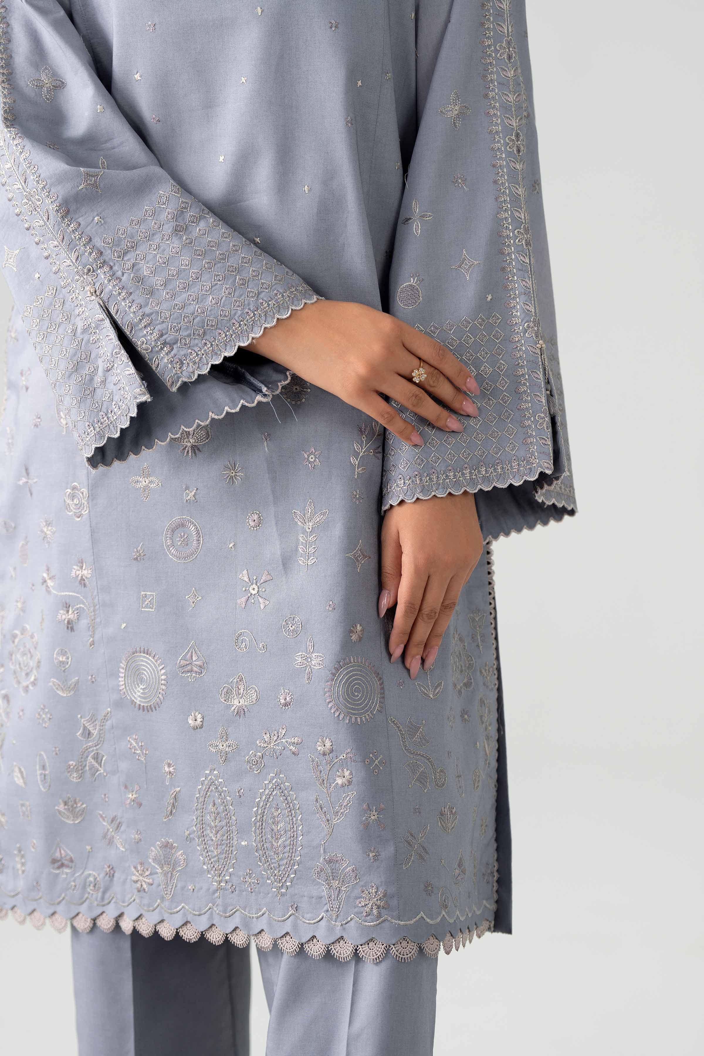 2 Piece - Embroidered Suit - 42601939 for Women - Unstitched Collection | Nishat | Shop Online